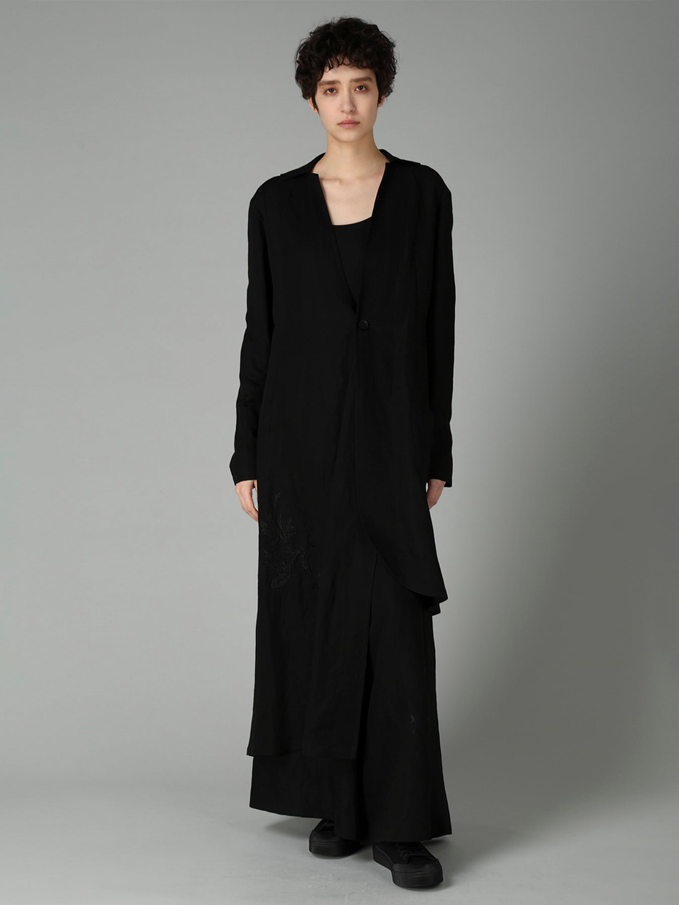 Li/Cu TWILL GATHERED SKIRT PANTS