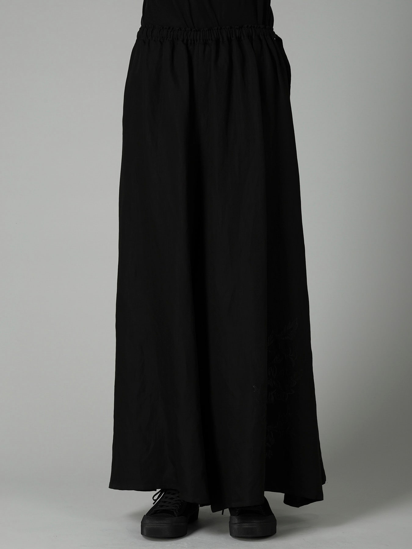 Li/Cu TWILL GATHERED SKIRT PANTS
