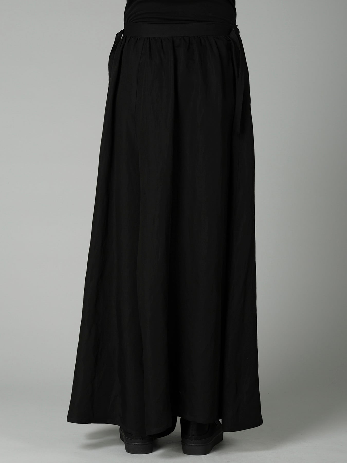 Li/Cu TWILL GATHERED SKIRT PANTS