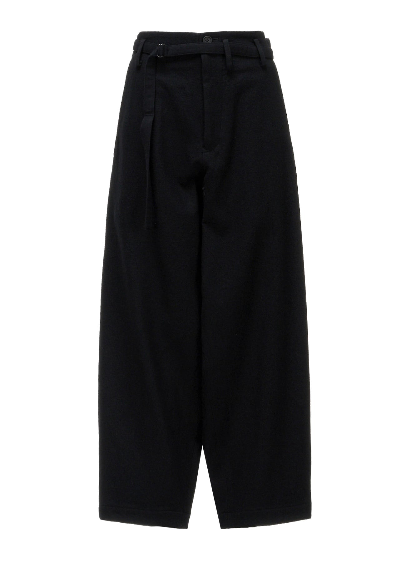 MILLED GABARDINE W BELT DETAIL PANTS