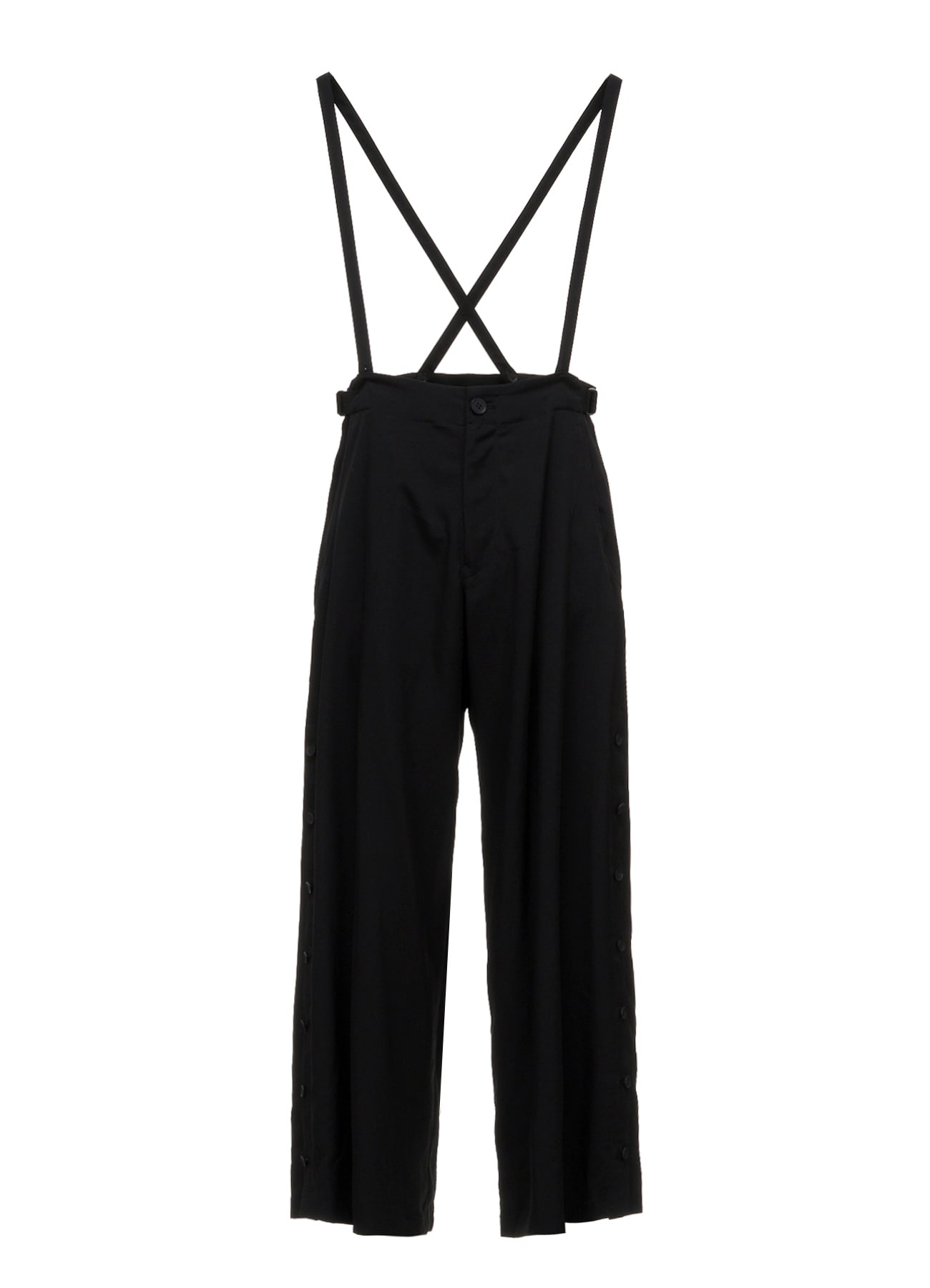 Ta/Pe CREPE DE CHINE SUSPECDERS PANTS