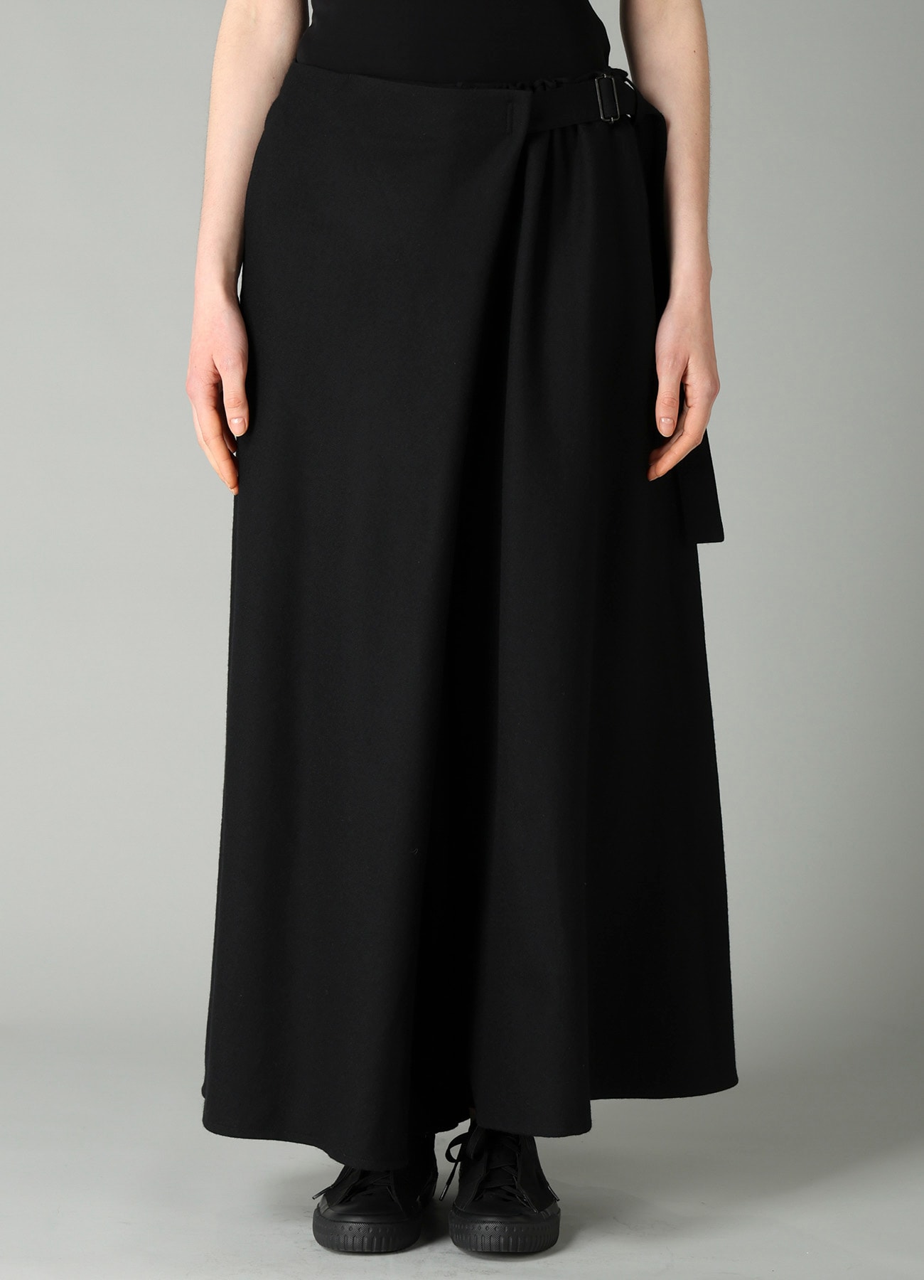 W/SAXONY R WRAP SKIRT PANTS B