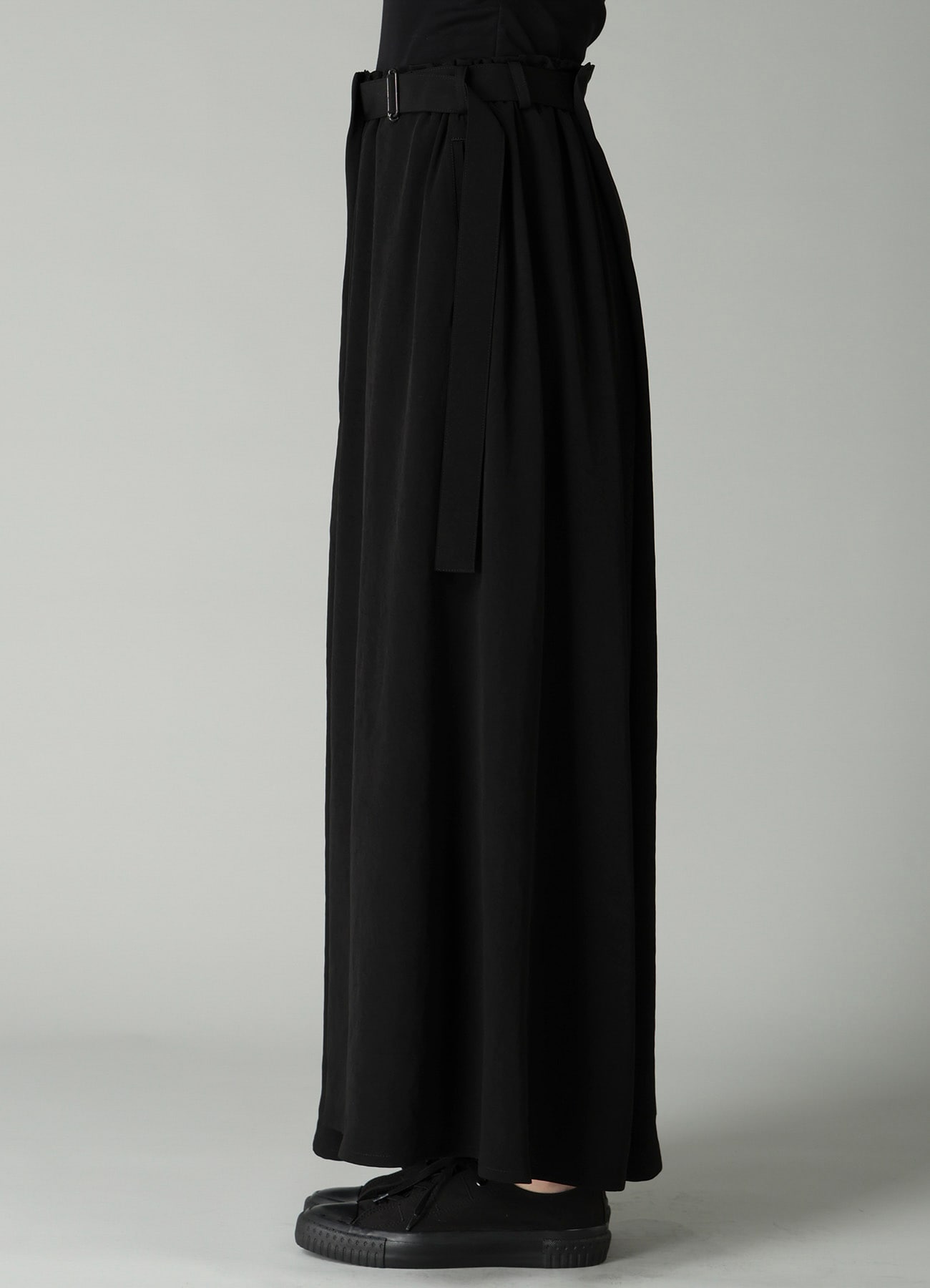 Ta/Pe CREPE DE CHINE R WRAP SKIRT PANTS B