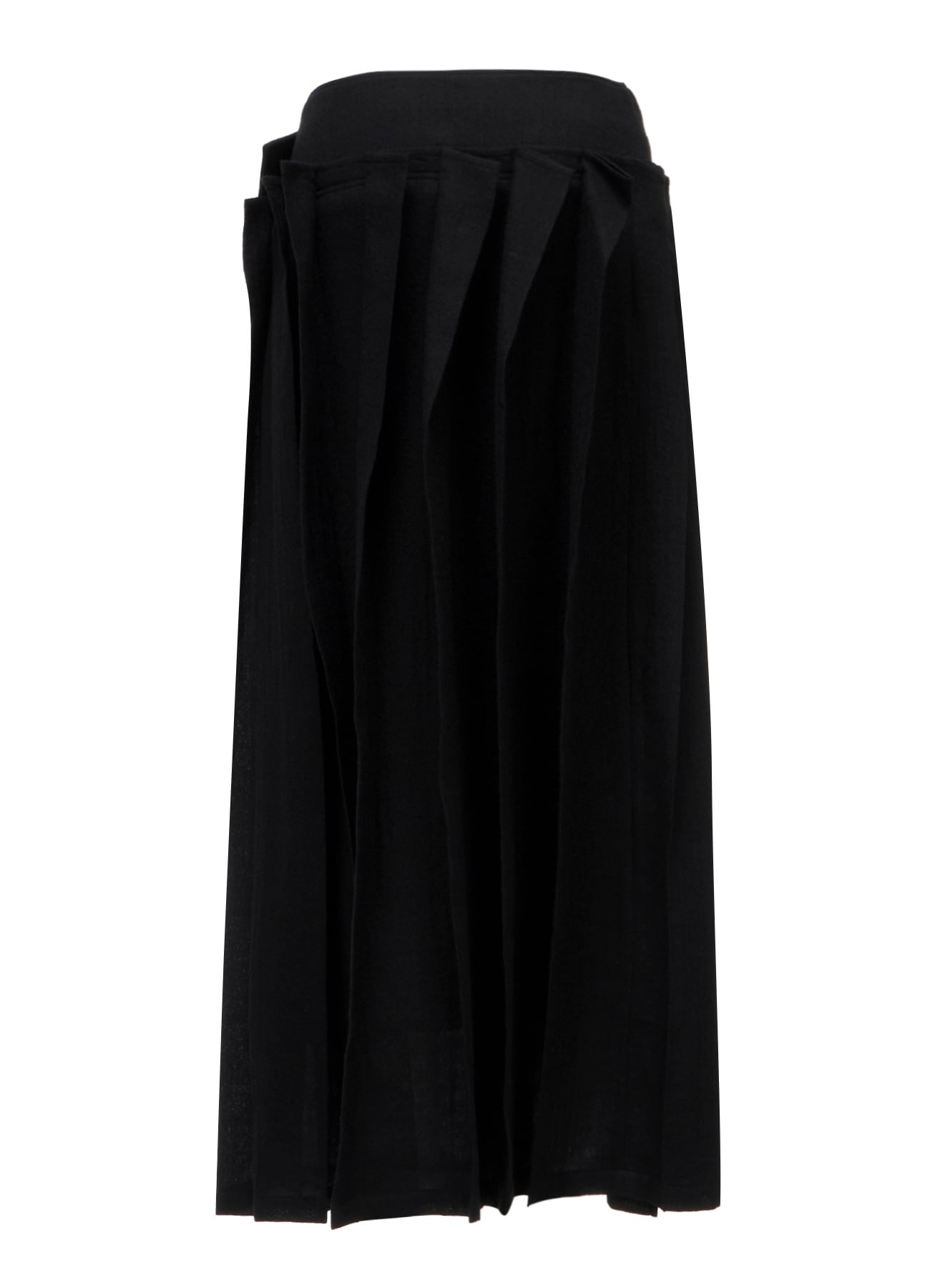 SOFT WOOL REVERSE TUCKED SKIRT