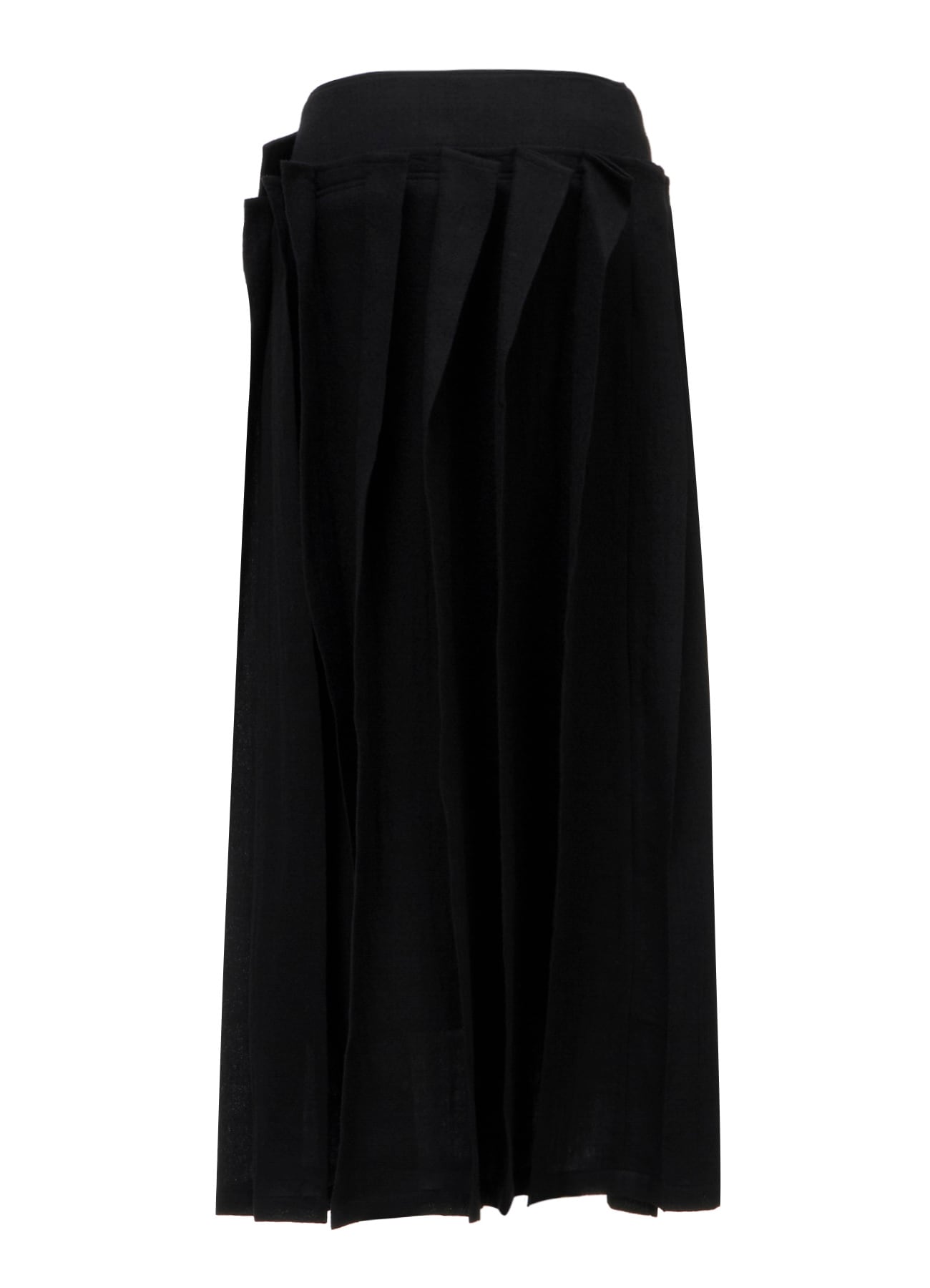 SOFT WOOL REVERSE TUCKED SKIRT