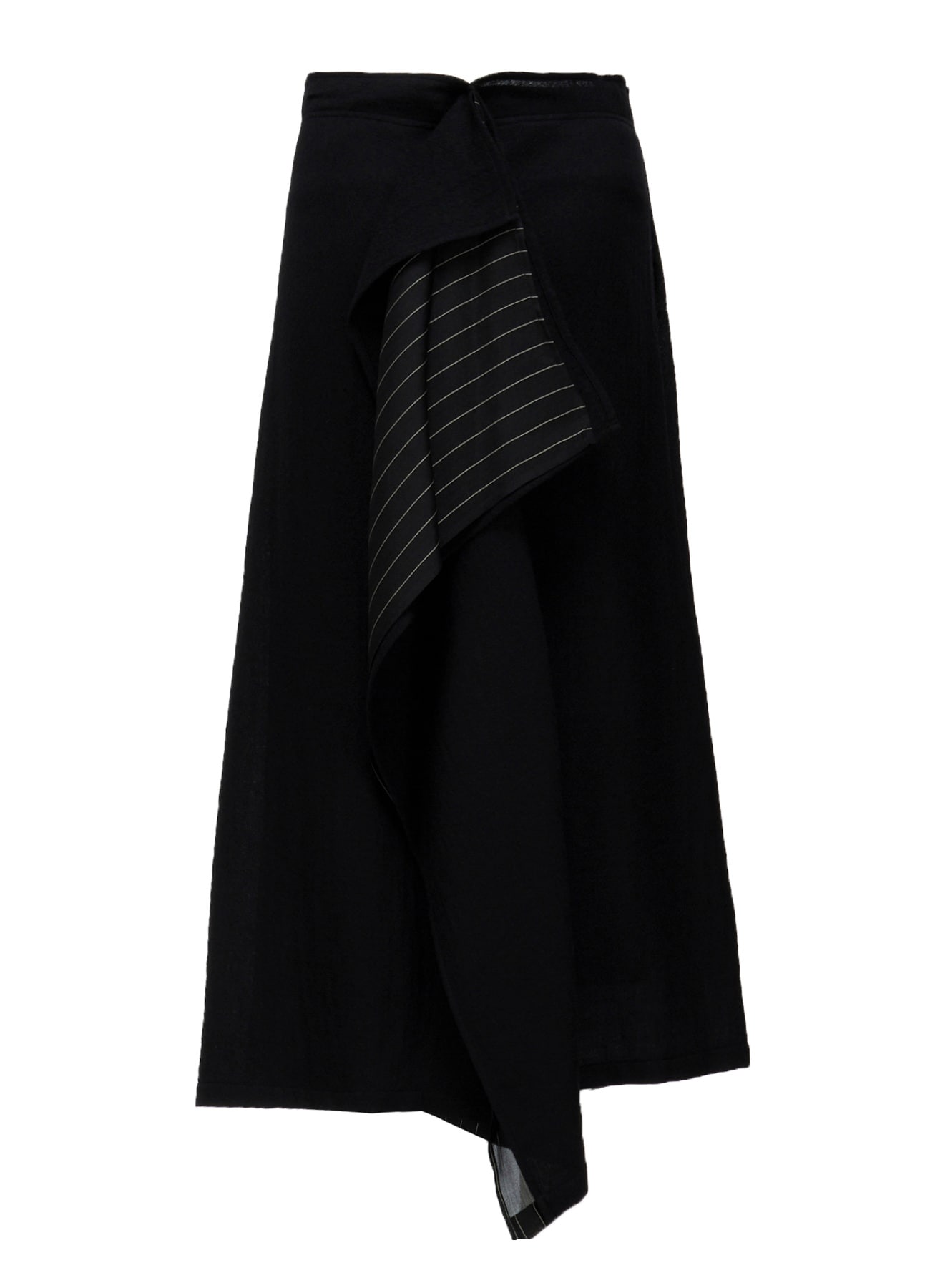 SOFT WOOL L DOUBLE LAYERED SKIRT