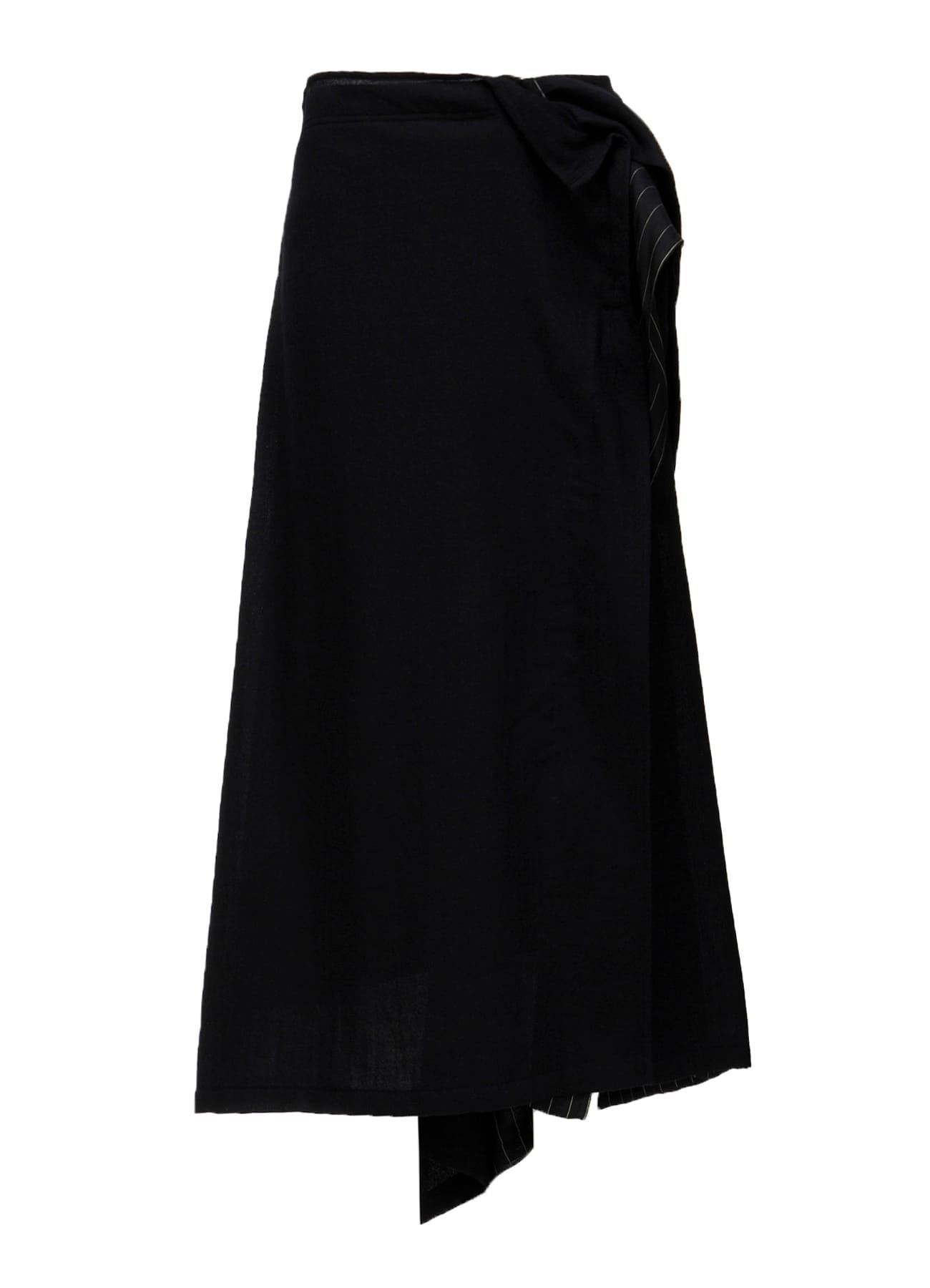SOFT WOOL L DOUBLE LAYERED SKIRT