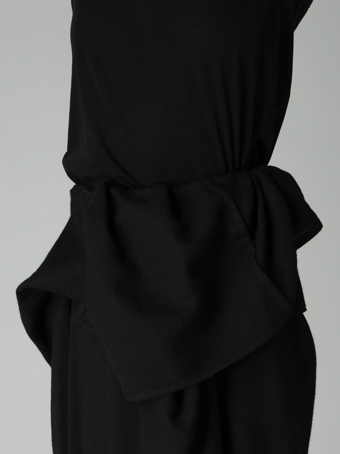 2/72 WOOL VIYELLA F DRAPED WRAP SKIRT