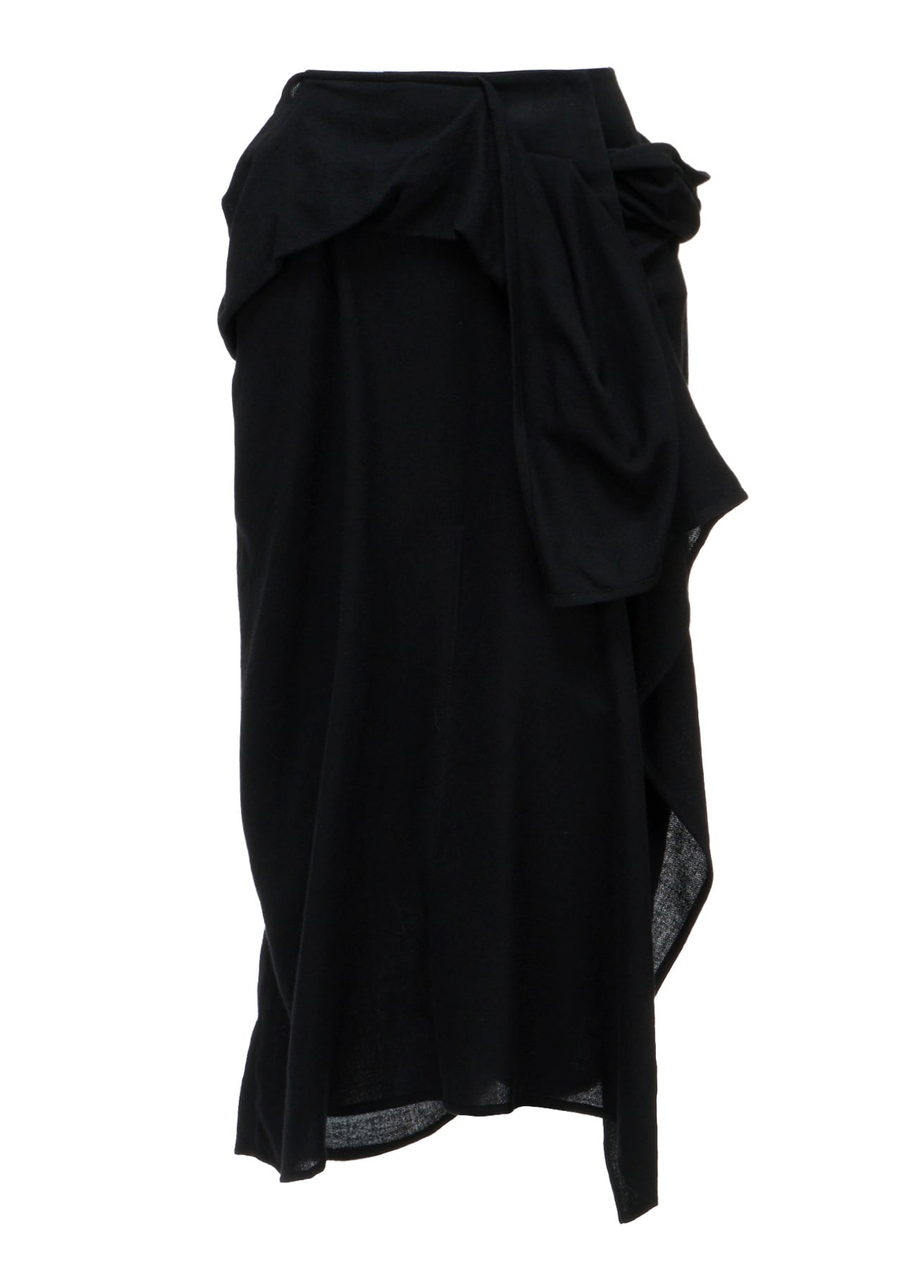 2/72 WOOL VIYELLA F DRAPED WRAP SKIRT