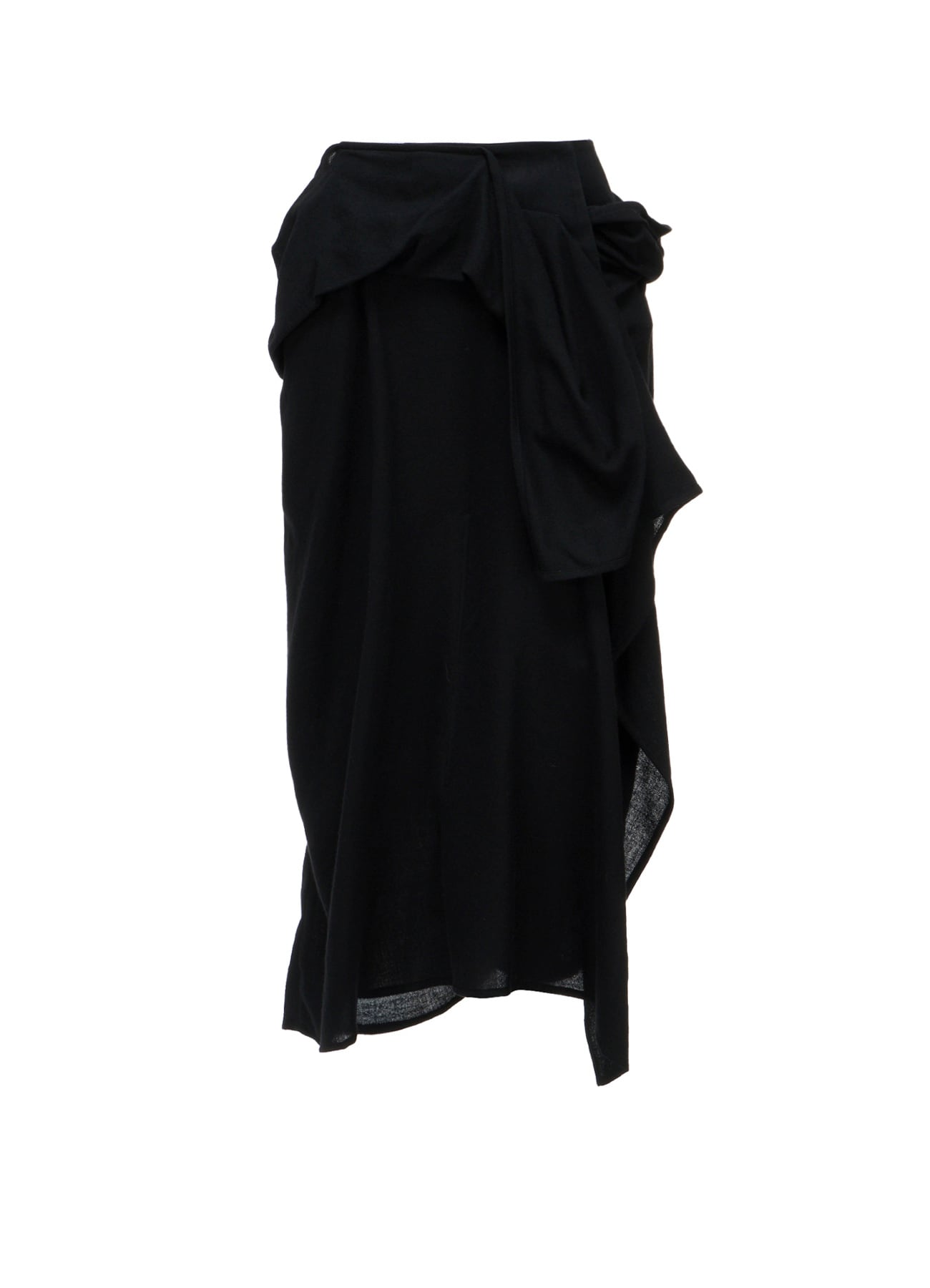 2/72 WOOL VIYELLA F DRAPED WRAP SKIRT