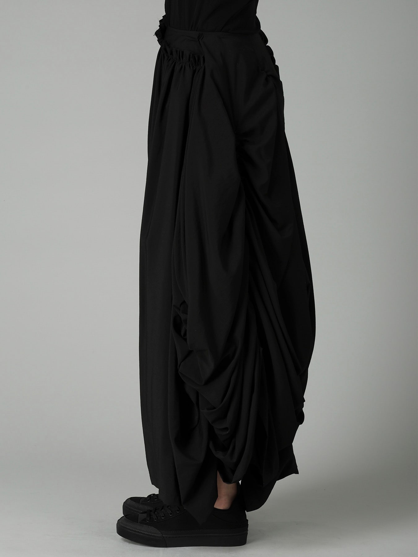 Ry/Si/Ny VOILE PANELED GATHER SKIRT
