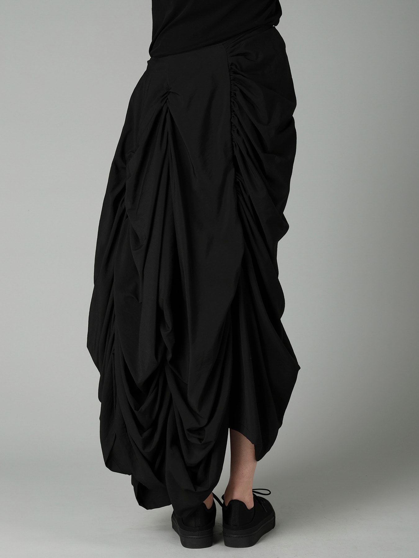 Ry/Si/Ny VOILE PANELED GATHER SKIRT