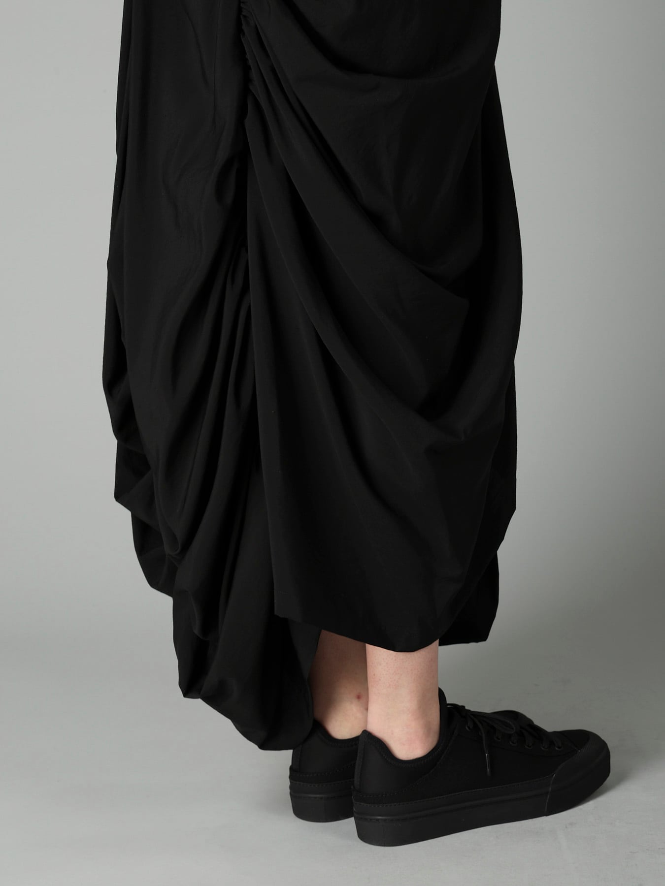 Ry/Si/Ny VOILE PANELED GATHER SKIRT