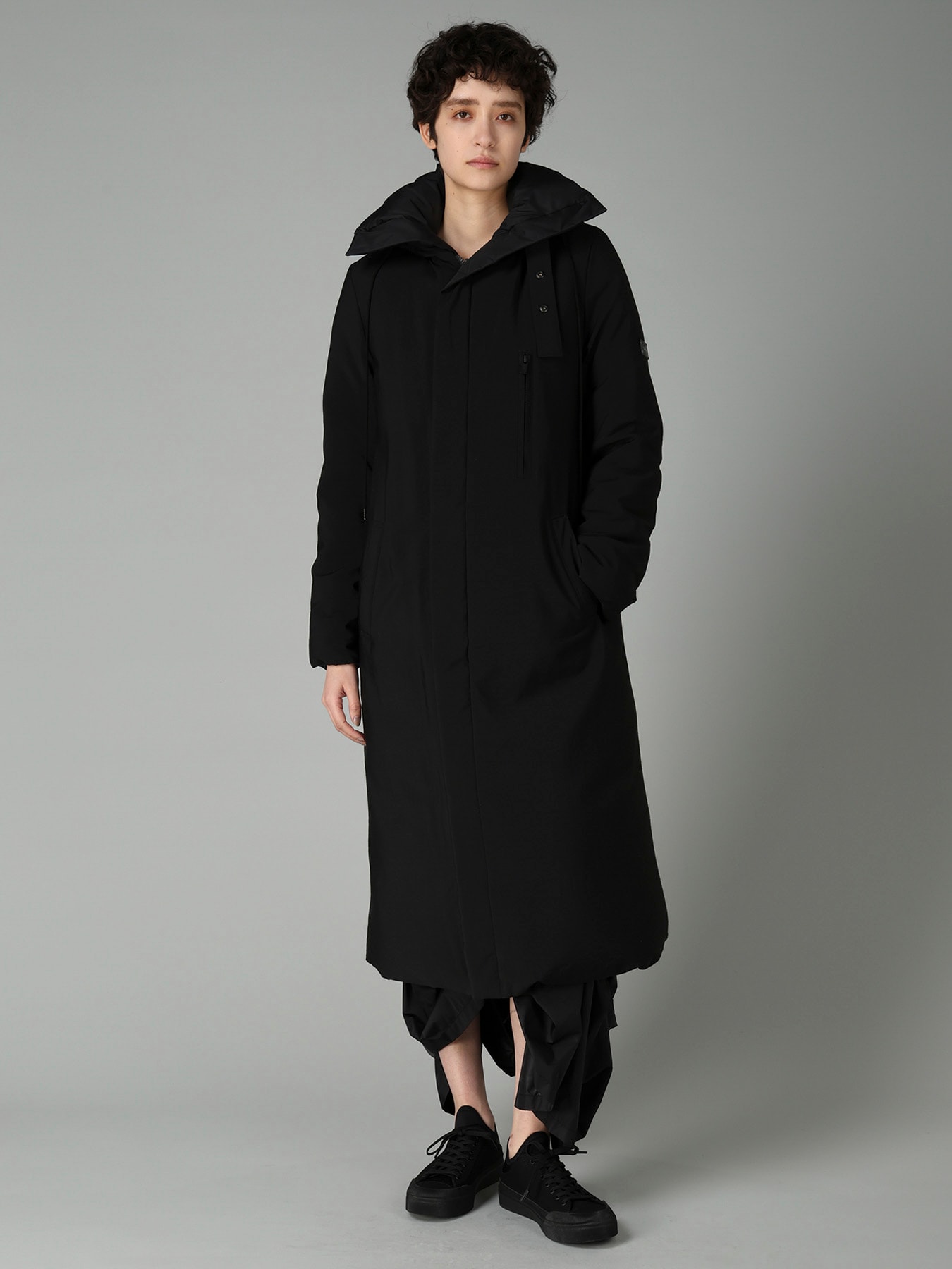 Ny TAFFETA PANELED GATHER SKIRT