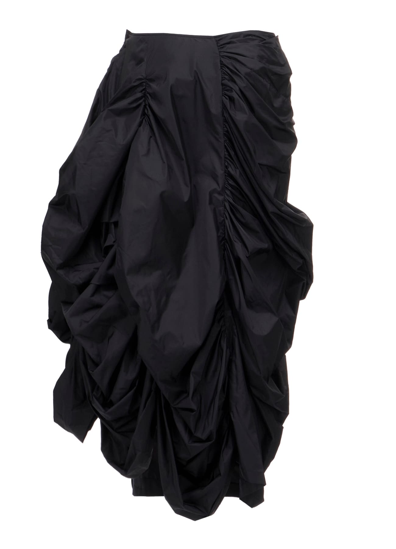 Ny TAFFETA PANELED GATHER SKIRT