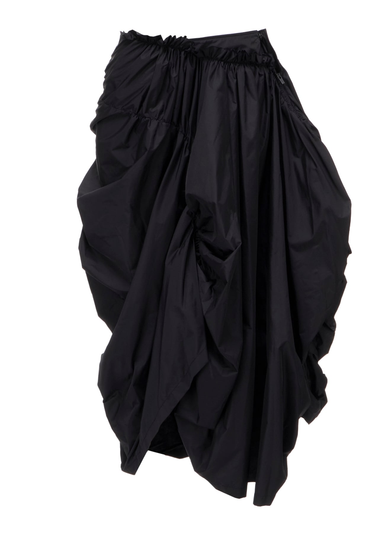 Ny TAFFETA PANELED GATHER SKIRT