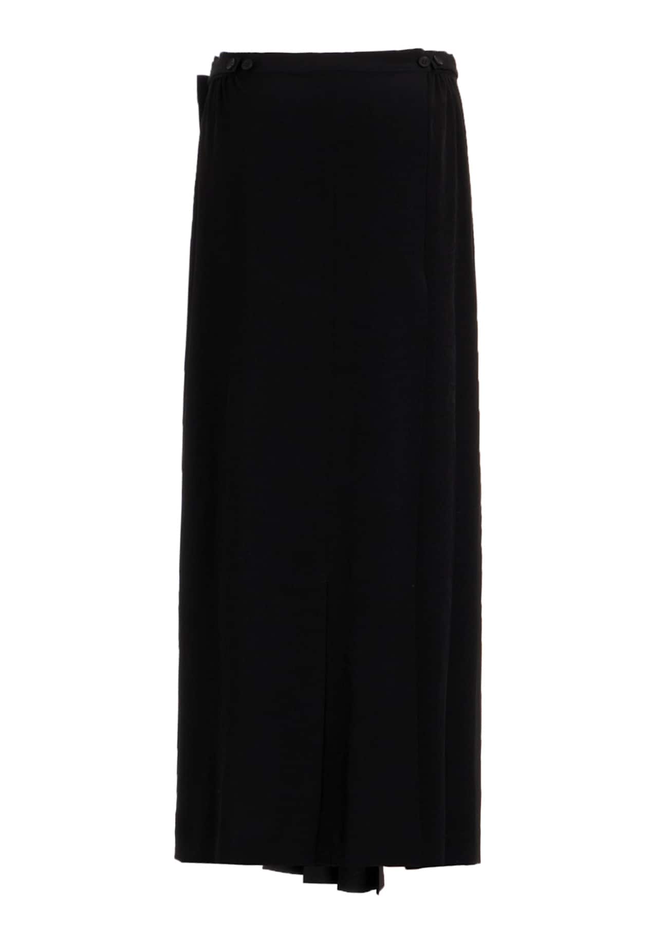 Ta/Pe CREPE DE CHINE R PLEATS WRAP SKIRT