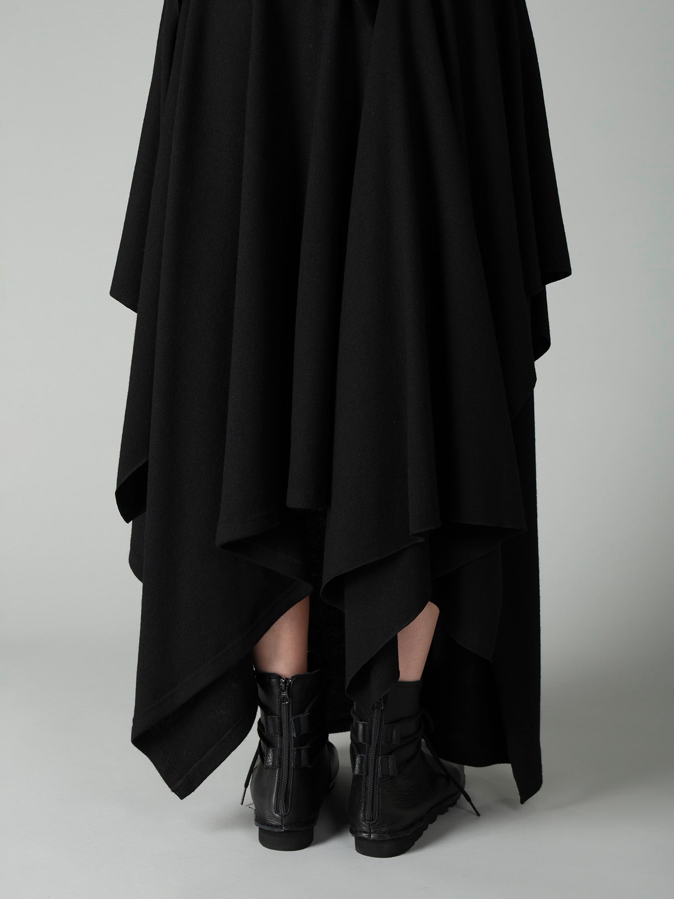 SOFT WOOLEN 1/14 SINGLE DRAPED SKIRT