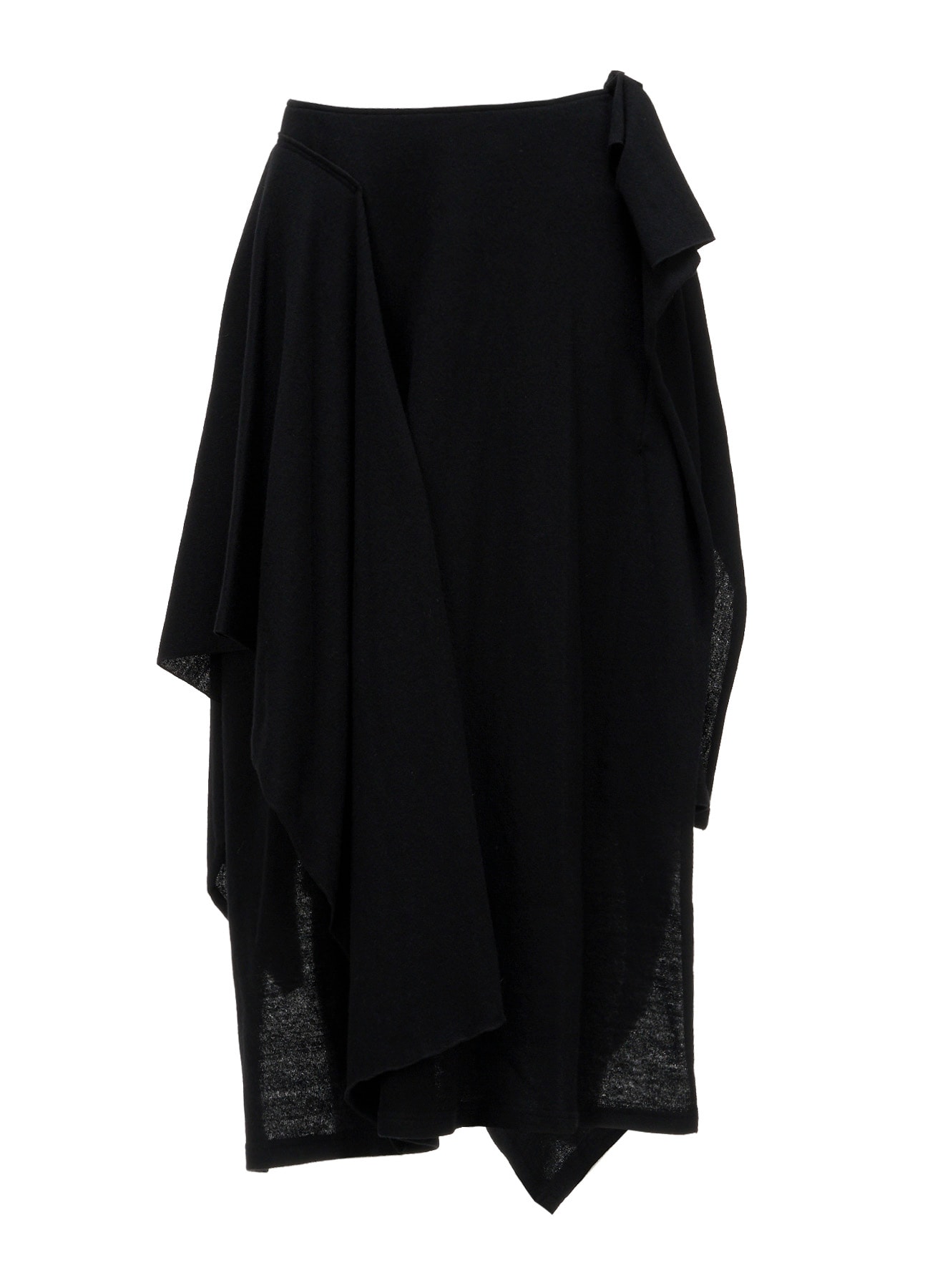 SOFT WOOLEN 1/14 SINGLE DRAPED SKIRT