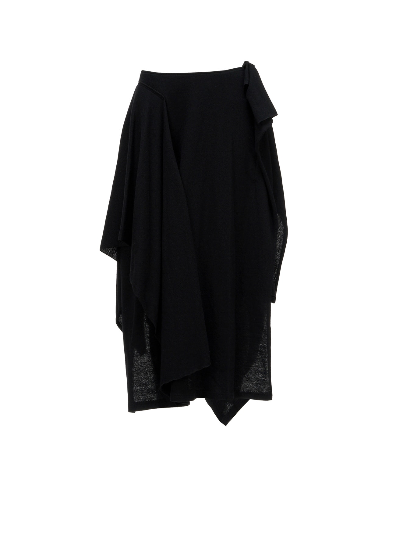 SOFT WOOLEN 1/14 SINGLE DRAPED SKIRT