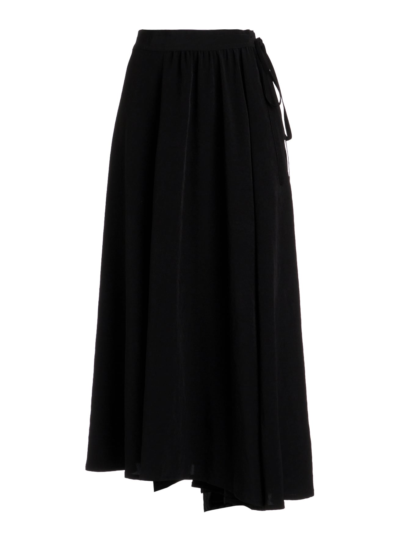 Ta/Pe CREPE DE CHINE L GATHERED FLARE PANTS