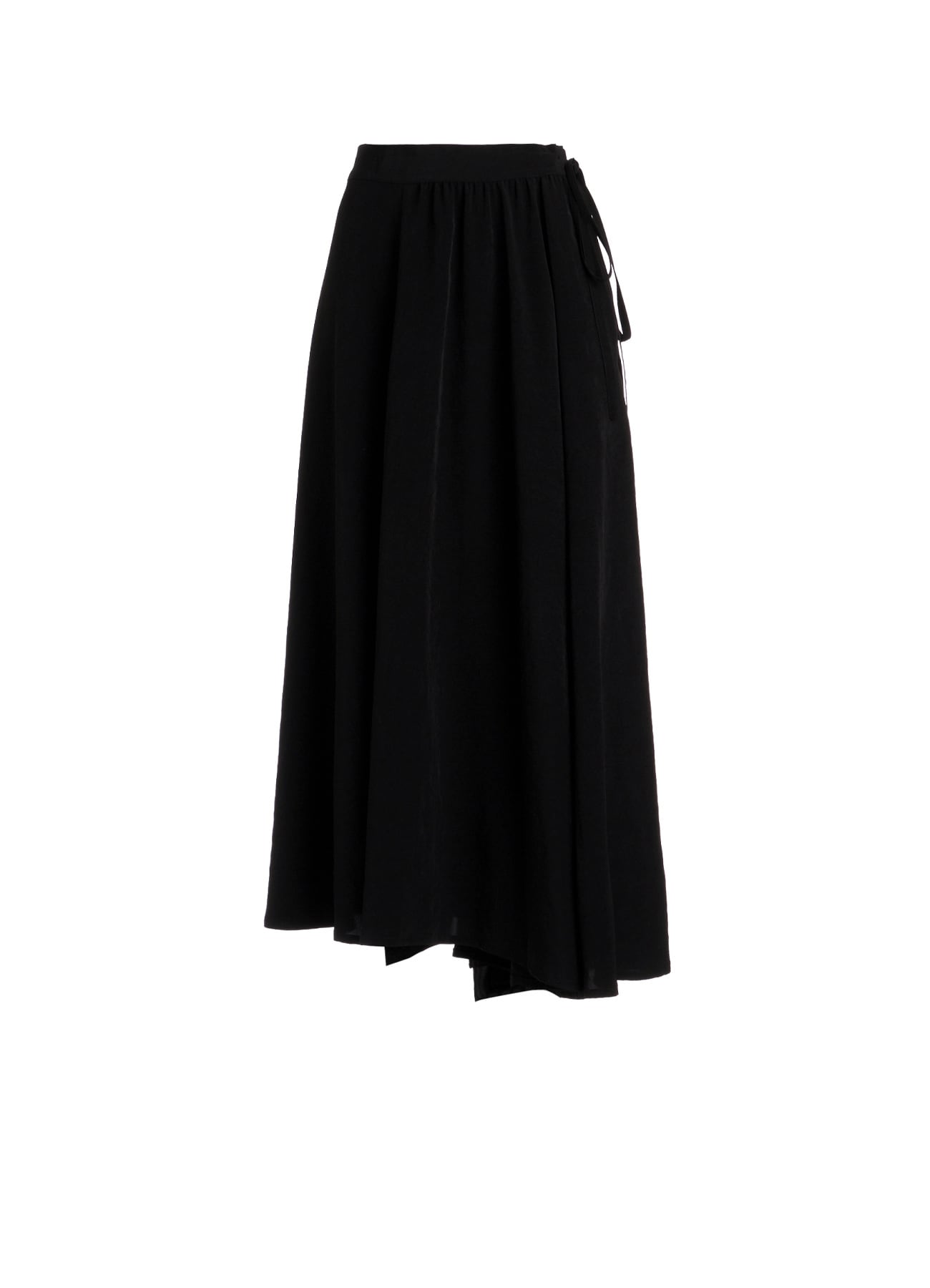 Ta/Pe CREPE DE CHINE L GATHERED FLARE PANTS
