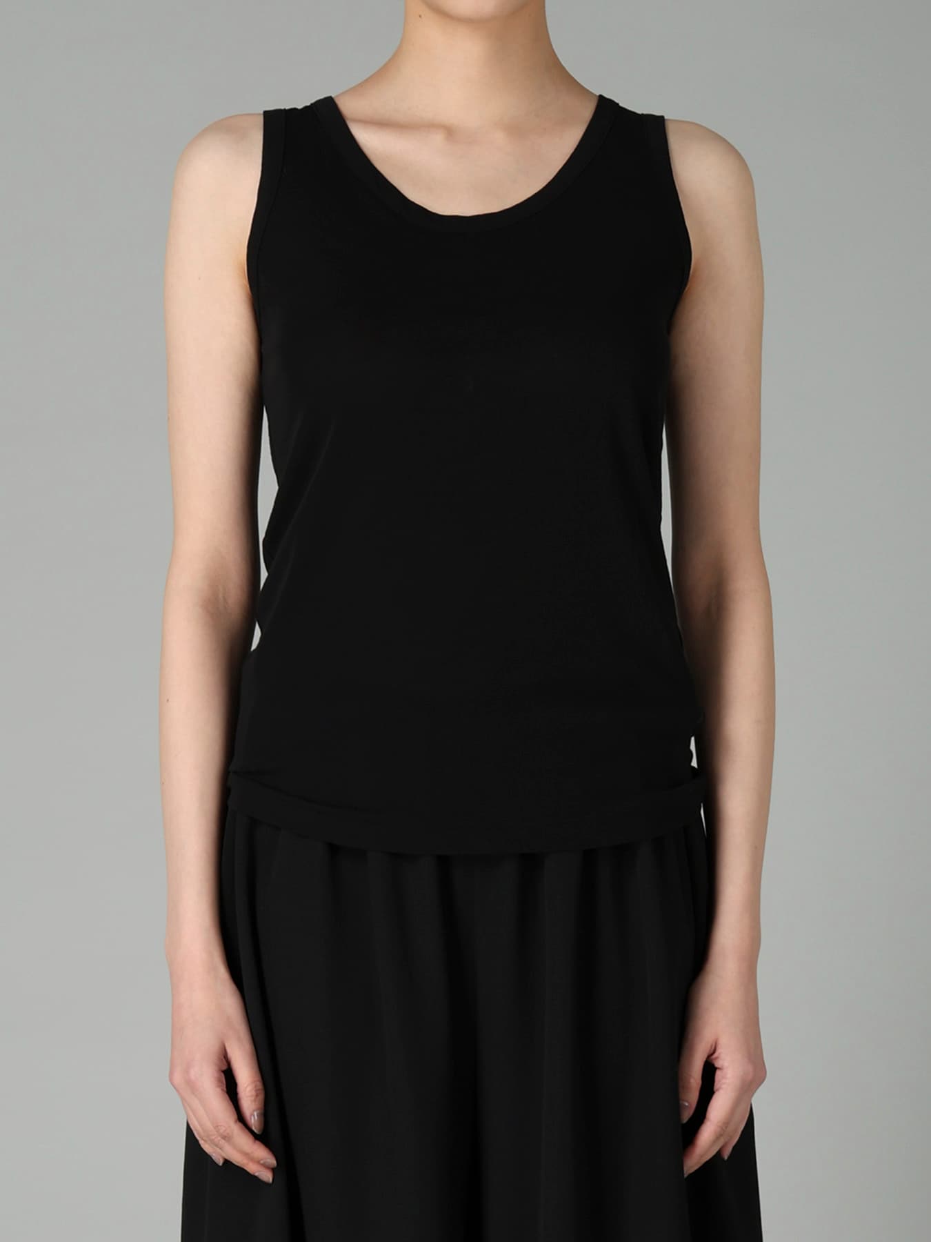80/-HIGH TWISTED SINGLE JERSEY TANK TOP