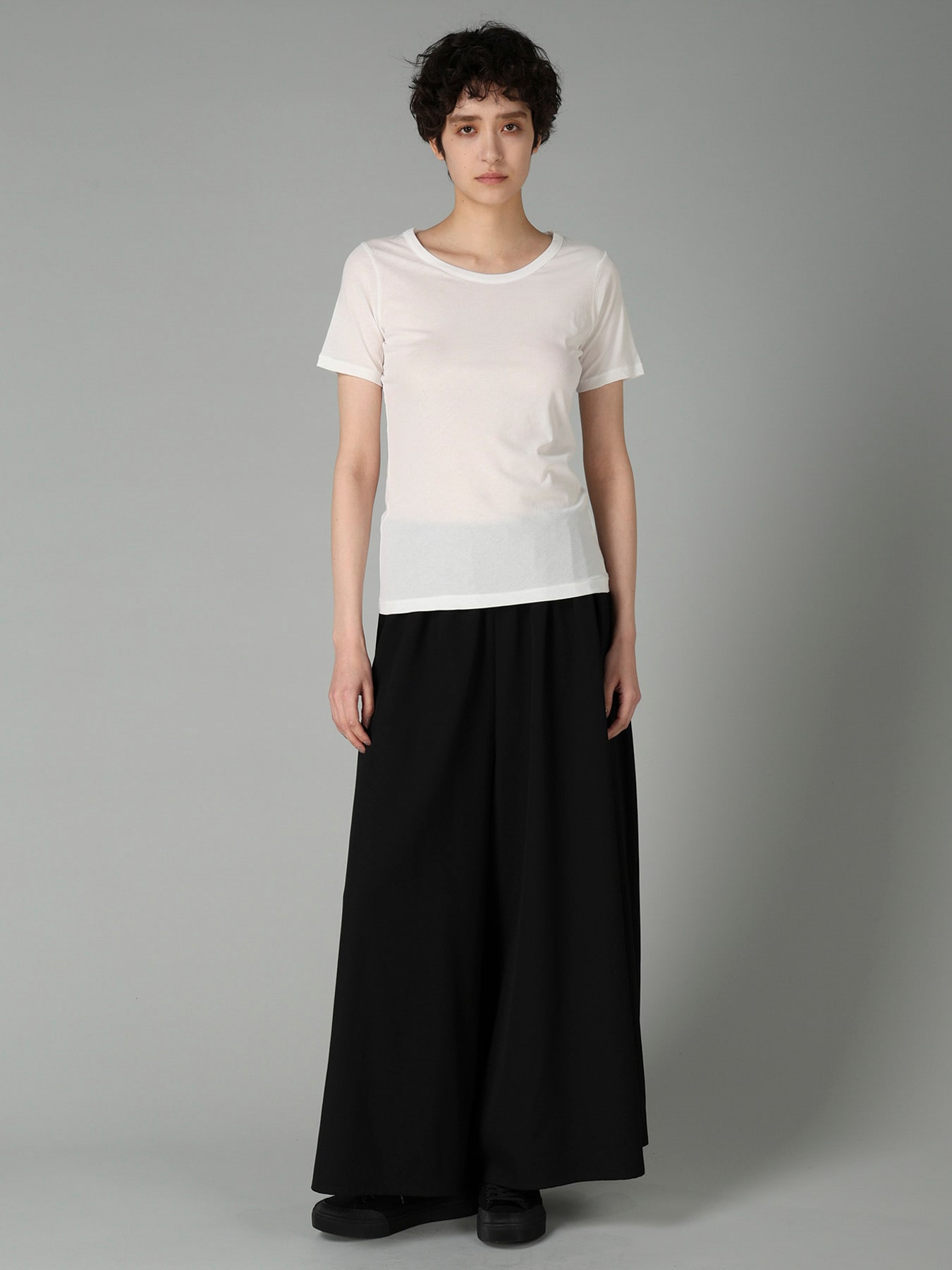 80/-HIGH TWISTED SINGLE JERSEY SHORT SLV ROUND NECK T