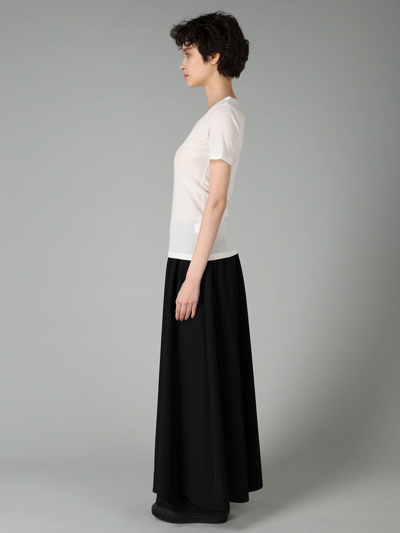 80/-HIGH TWISTED SINGLE JERSEY SHORT SLV ROUND NECK T