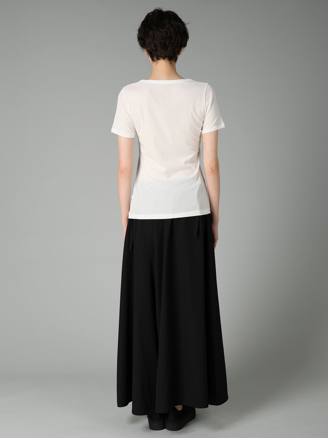 80/-HIGH TWISTED SINGLE JERSEY SHORT SLV ROUND NECK T