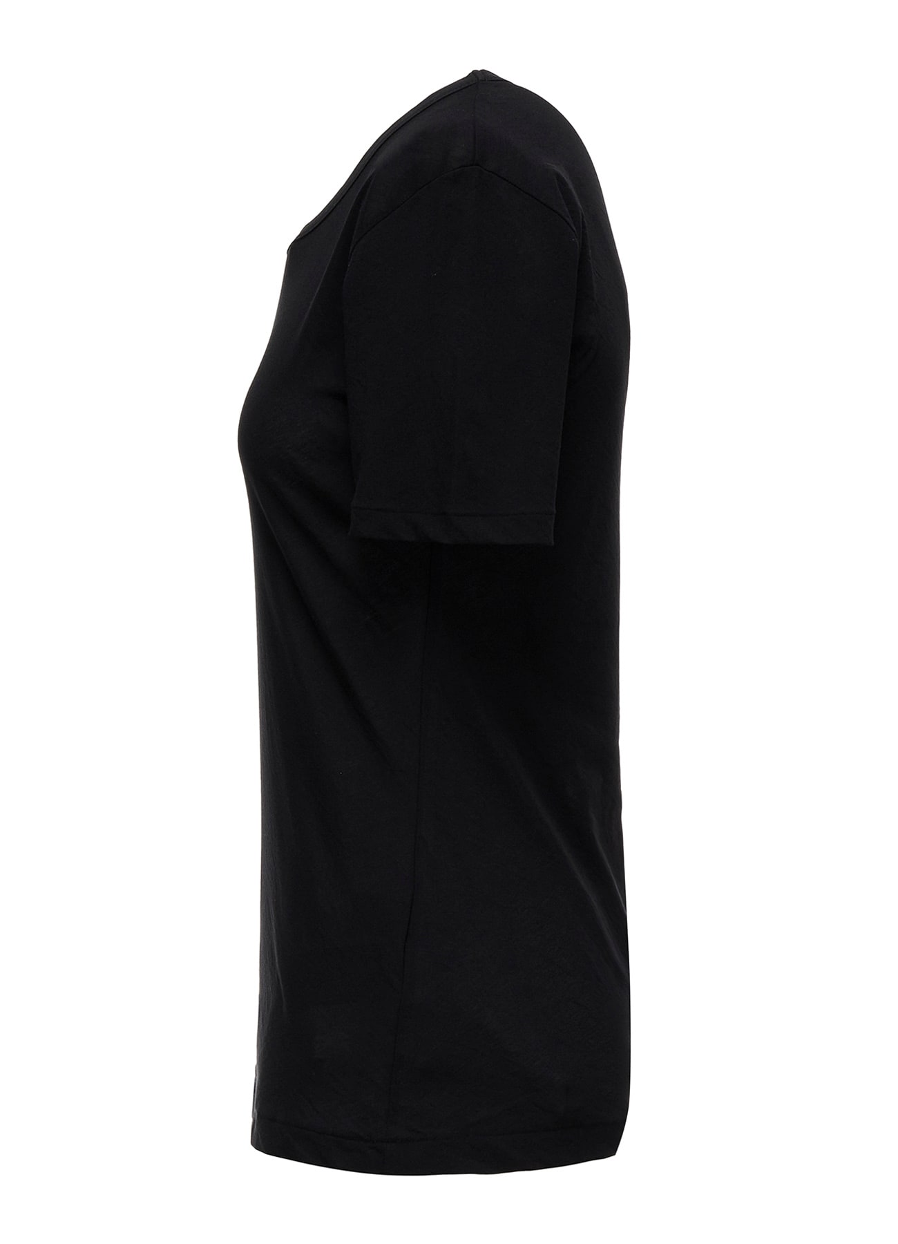 80/-HIGH TWISTED SINGLE JERSEY SHORT SLV ROUND NECK T