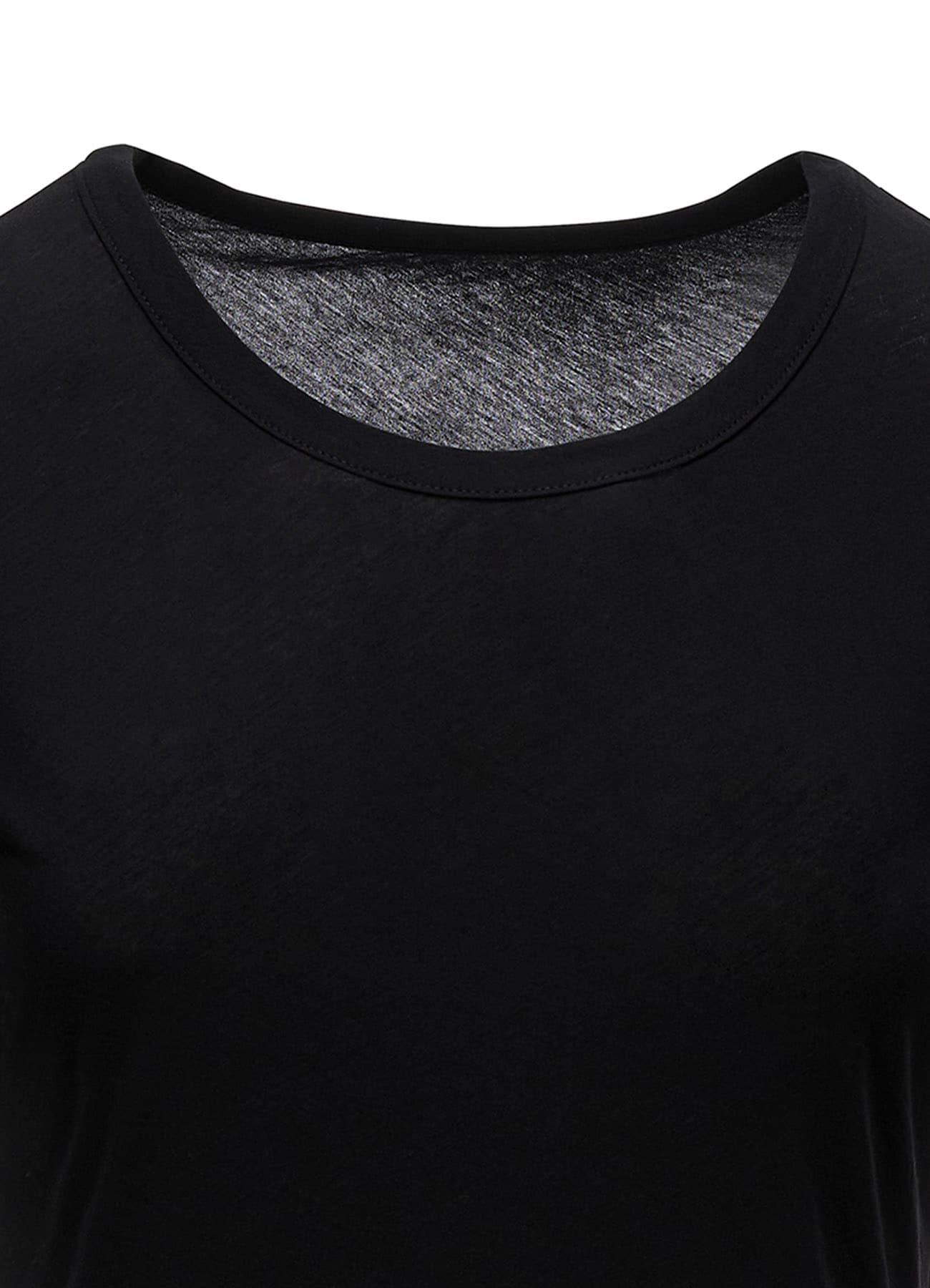 80/-HIGH TWISTED SINGLE JERSEY SHORT SLV ROUND NECK T