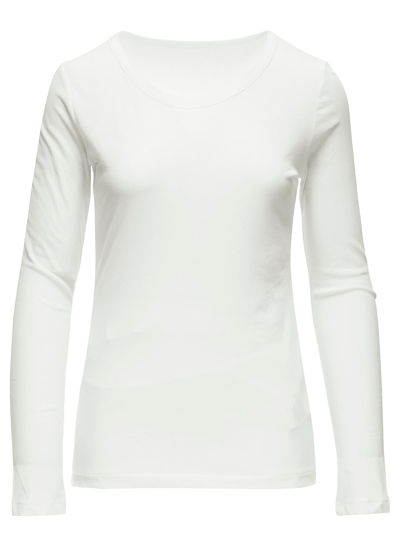 80/-HIGH TWISTED SINGLE JERSEY LONG SLV ROUND NECK T