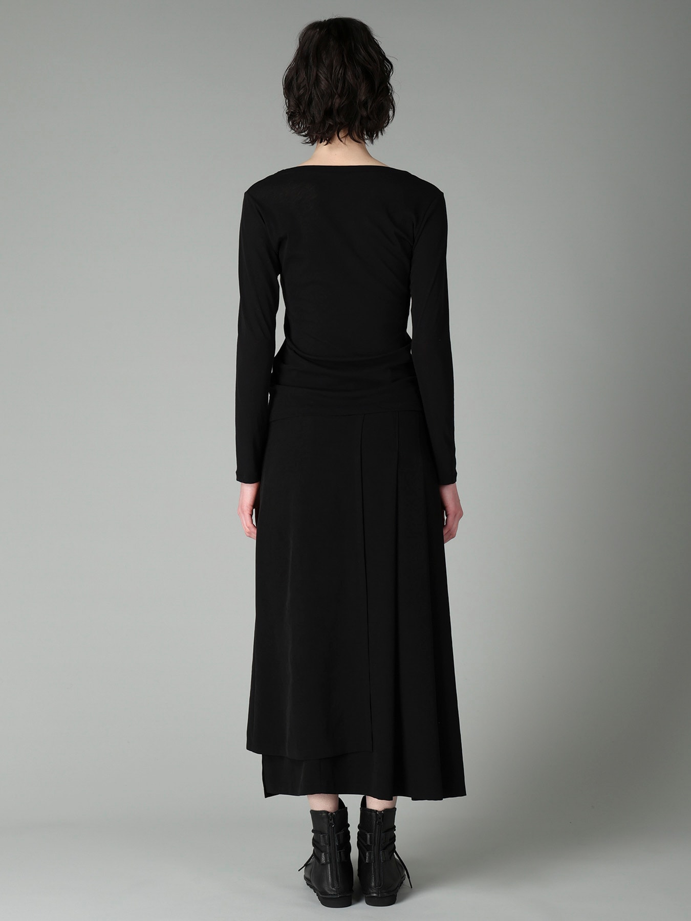 80/-HIGH TWISTED SINGLE JERSEY LONG SLV ROUND NECK T