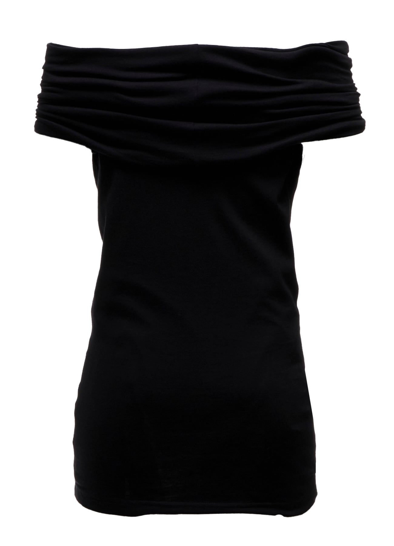 30/-COTTON SINGLE JERSEY OFF-SHOULDER TOP