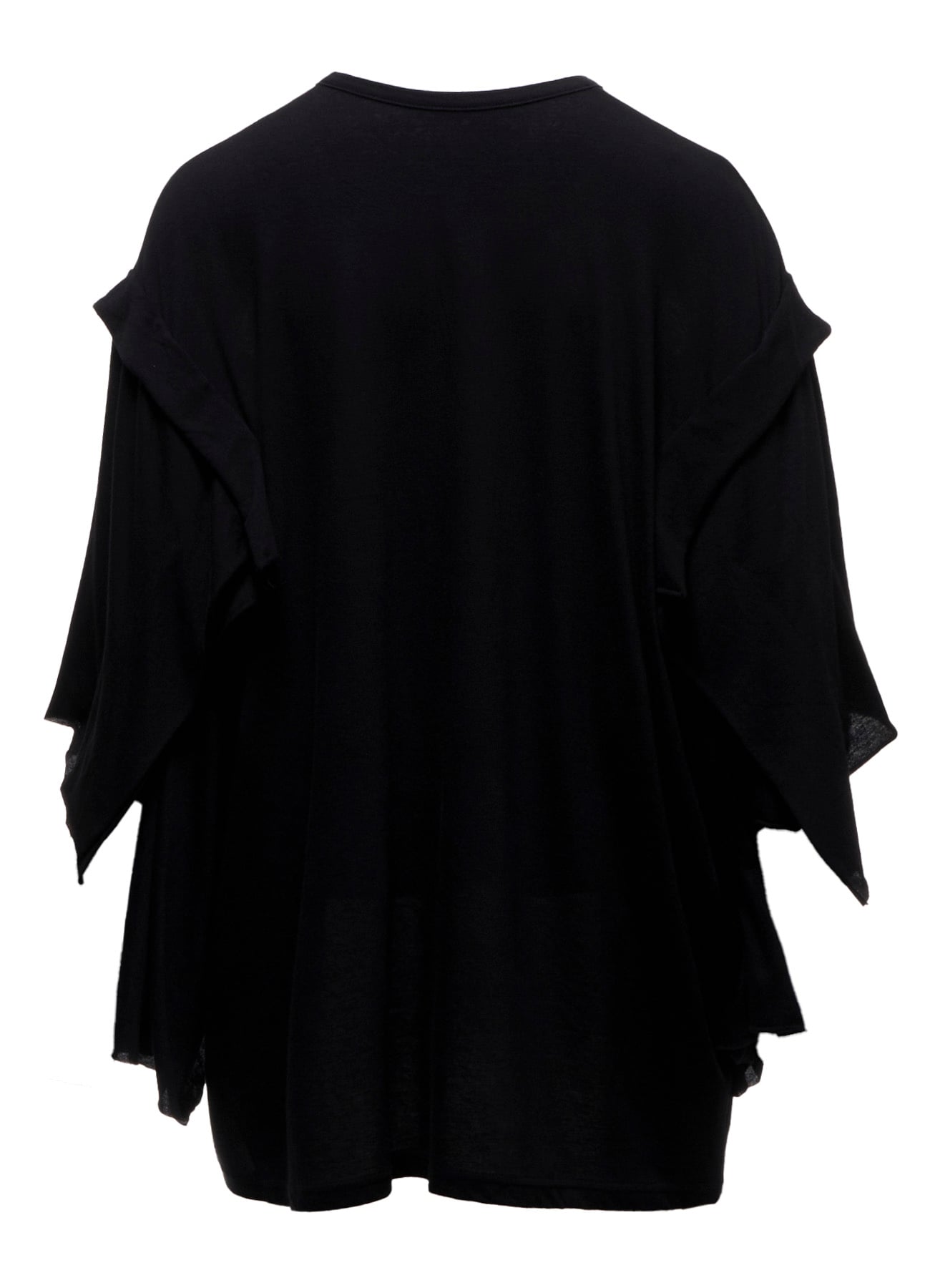 40/-COTTON SINGLE JERSEY DRAPED CARDIGAN