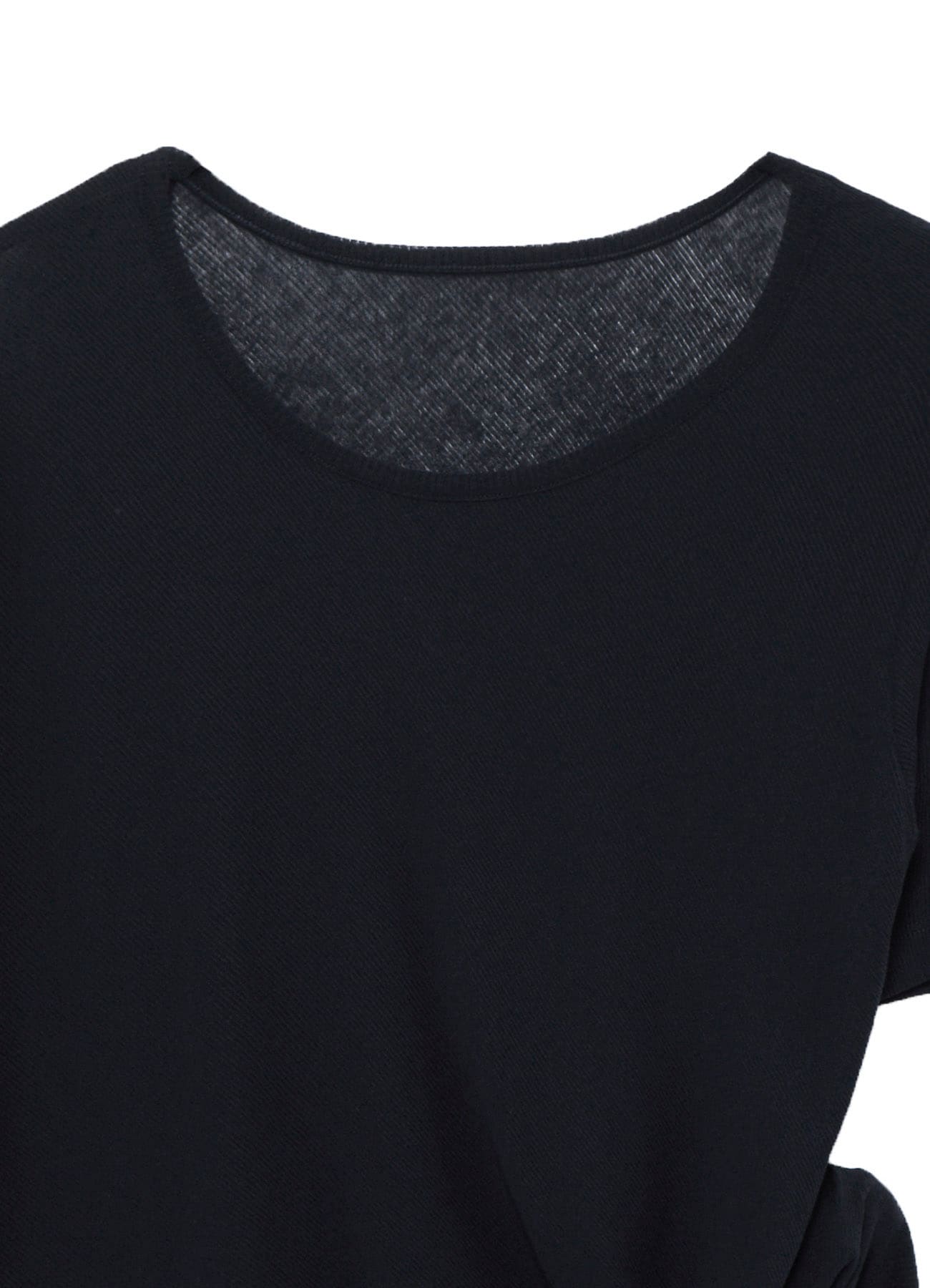 HIGH TWISTED RIB WAIST GATHERED SHORT SLV T