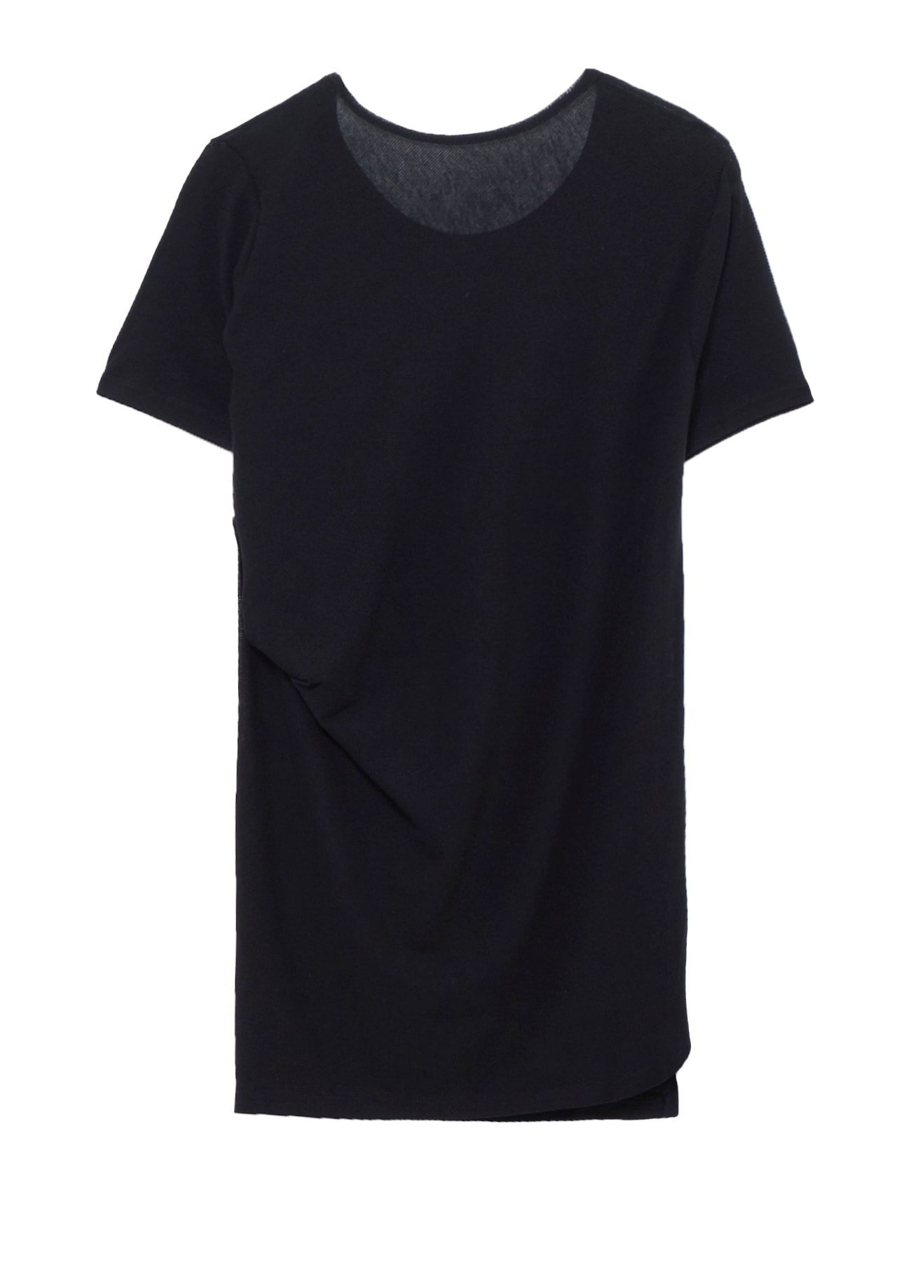 HIGH TWISTED RIB WAIST GATHERED SHORT SLV T
