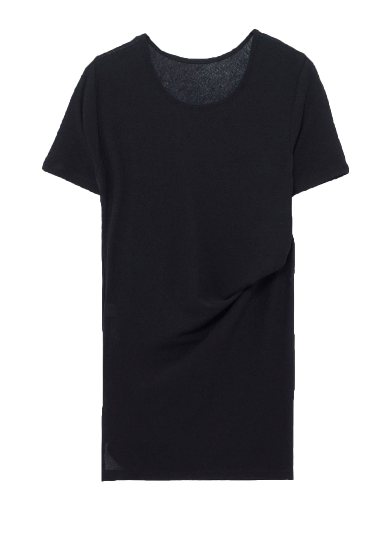 HIGH TWISTED RIB WAIST GATHERED SHORT SLV T