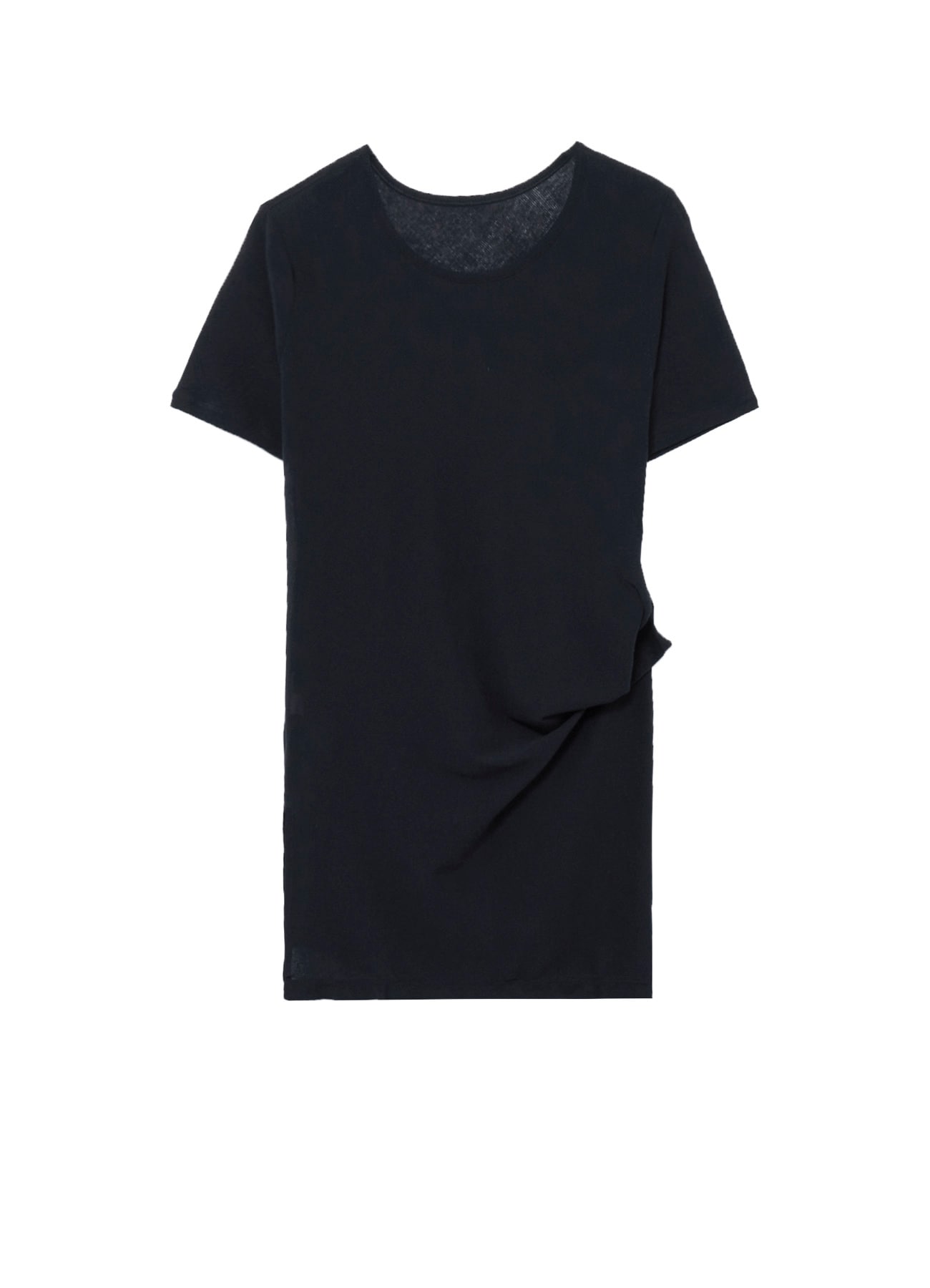 HIGH TWISTED RIB WAIST GATHERED SHORT SLV T