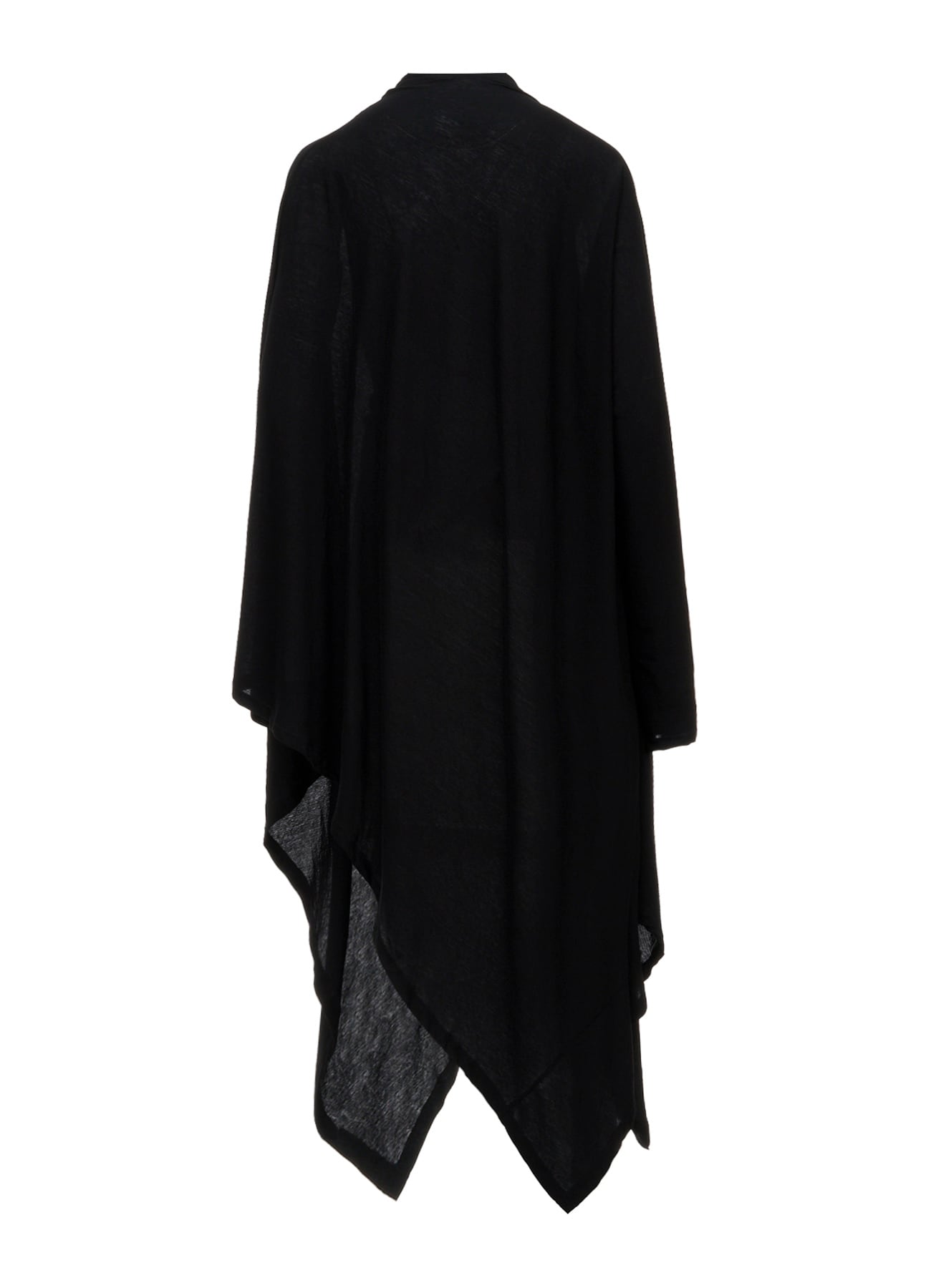 HIGH TWISTED SINGLE JERSEY DRAPED LONG CARDIGAN