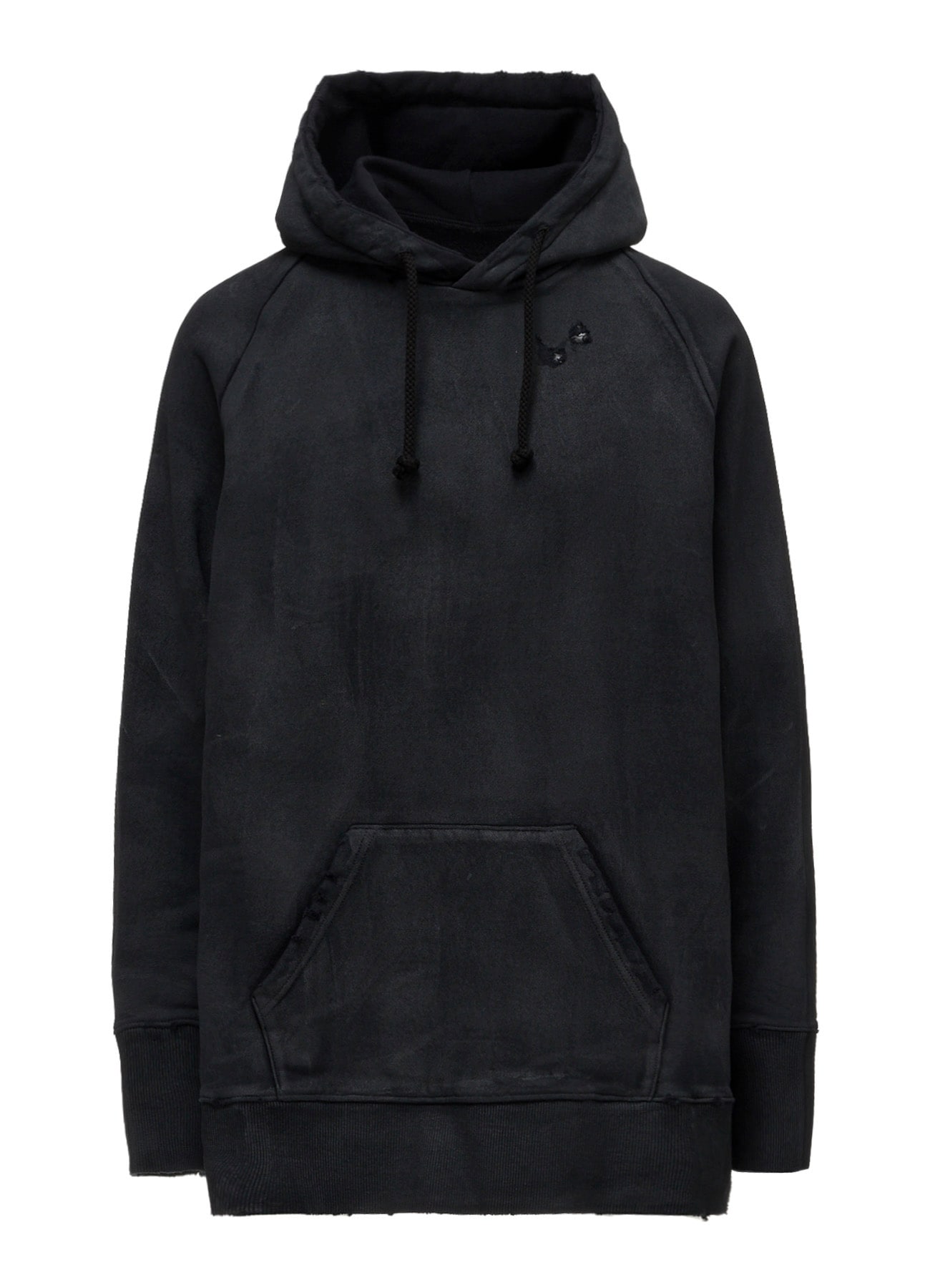 FRENCH TERRY DAMAGED HOODIE