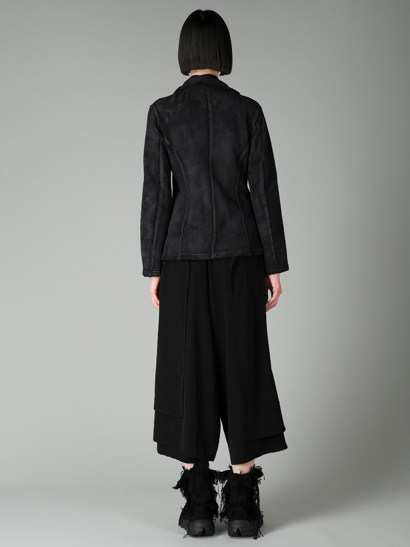 FRENCH TERRY DAMAGED JACKET