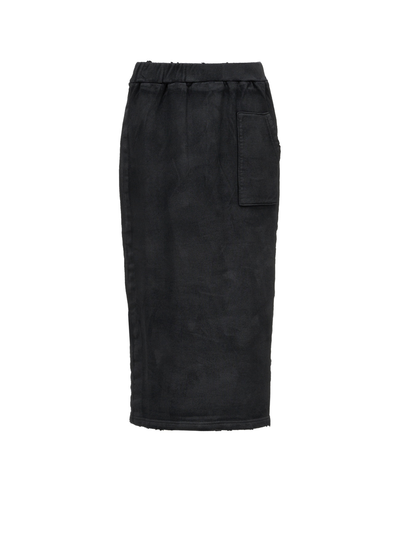 FRENCH TERRY DAMAGED SKIRT