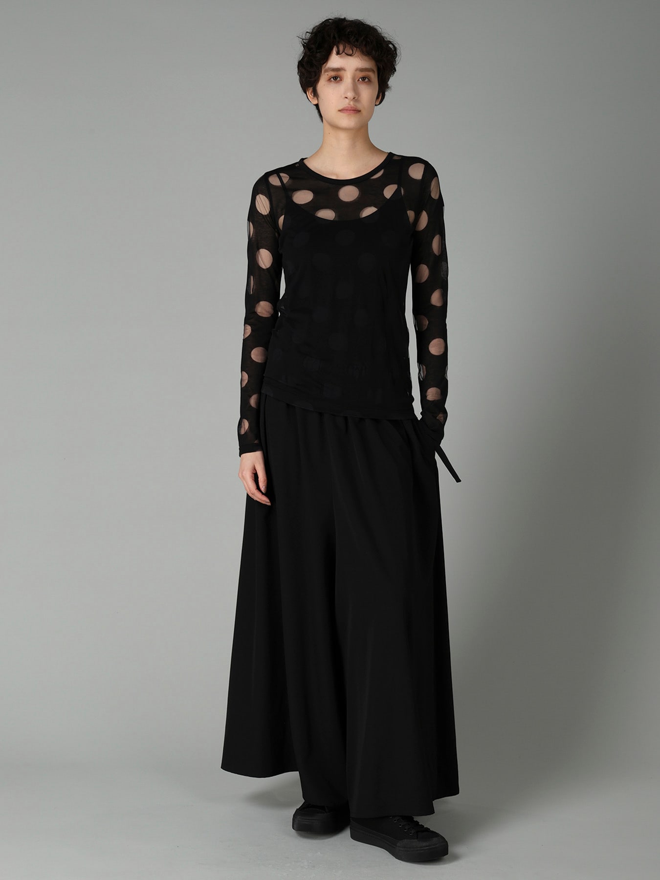 C/NY OPAL SINGLE JERSEY  ROUND NECK LONG SLV T