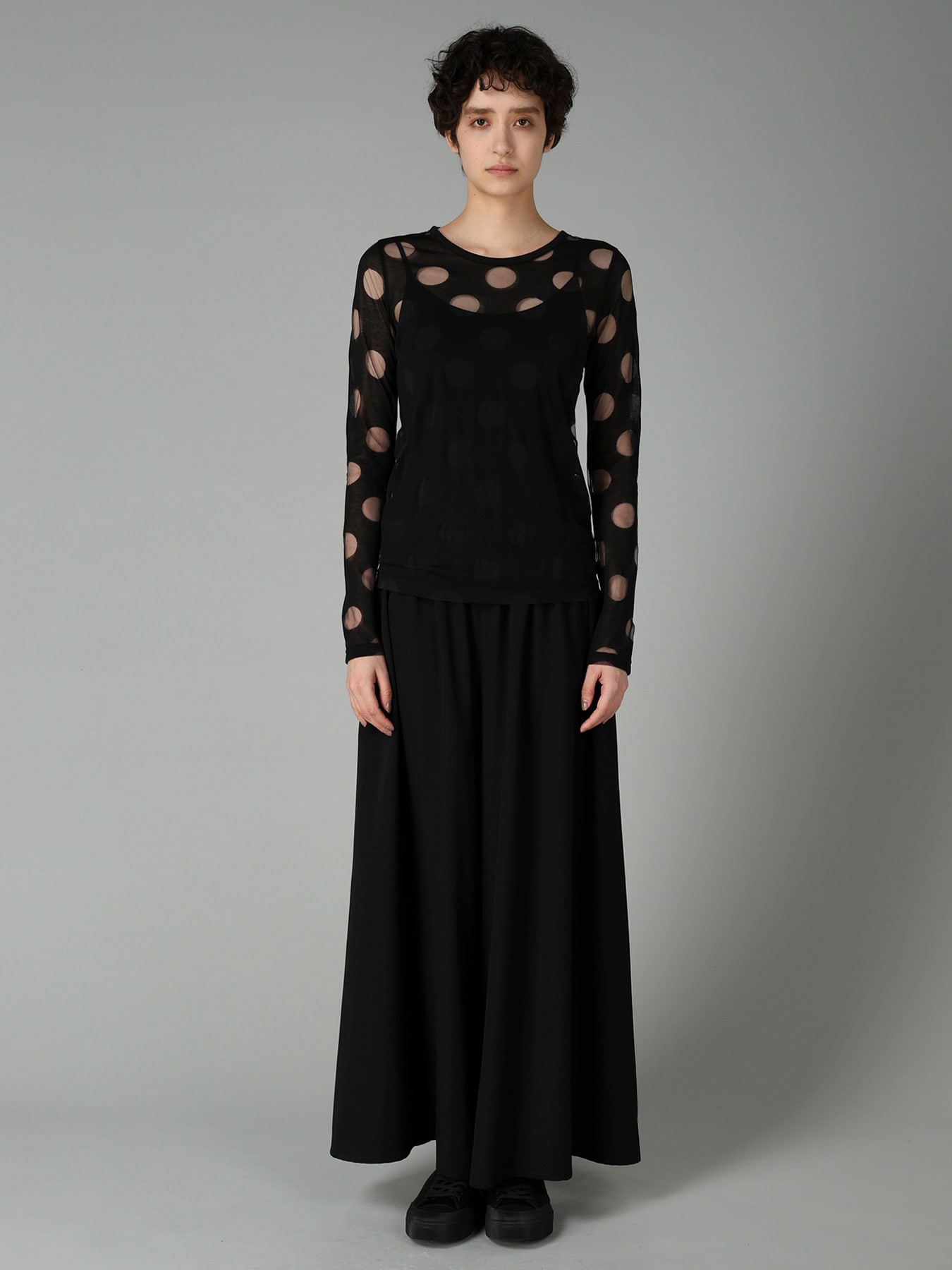 C/NY OPAL SINGLE JERSEY  ROUND NECK LONG SLV T