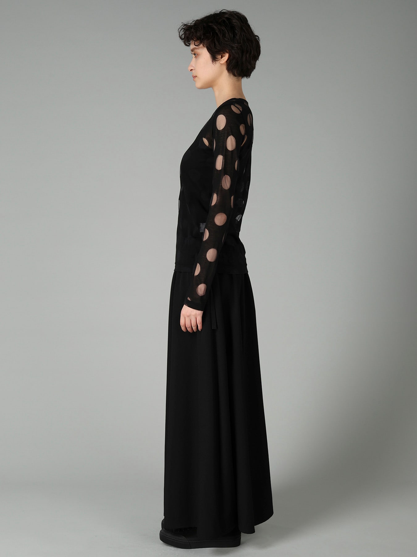 C/NY OPAL SINGLE JERSEY  ROUND NECK LONG SLV T