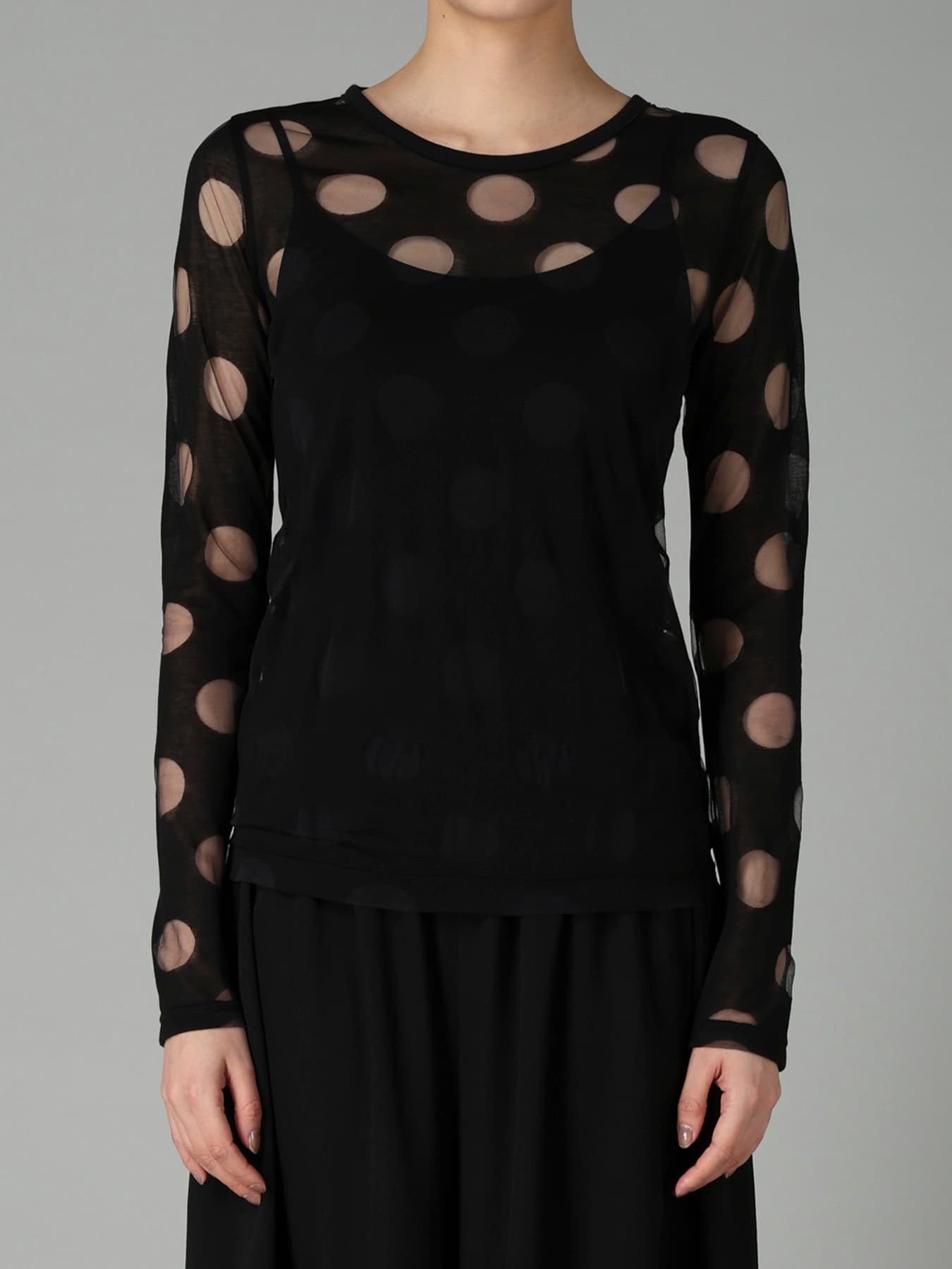 C/NY OPAL SINGLE JERSEY  ROUND NECK LONG SLV T