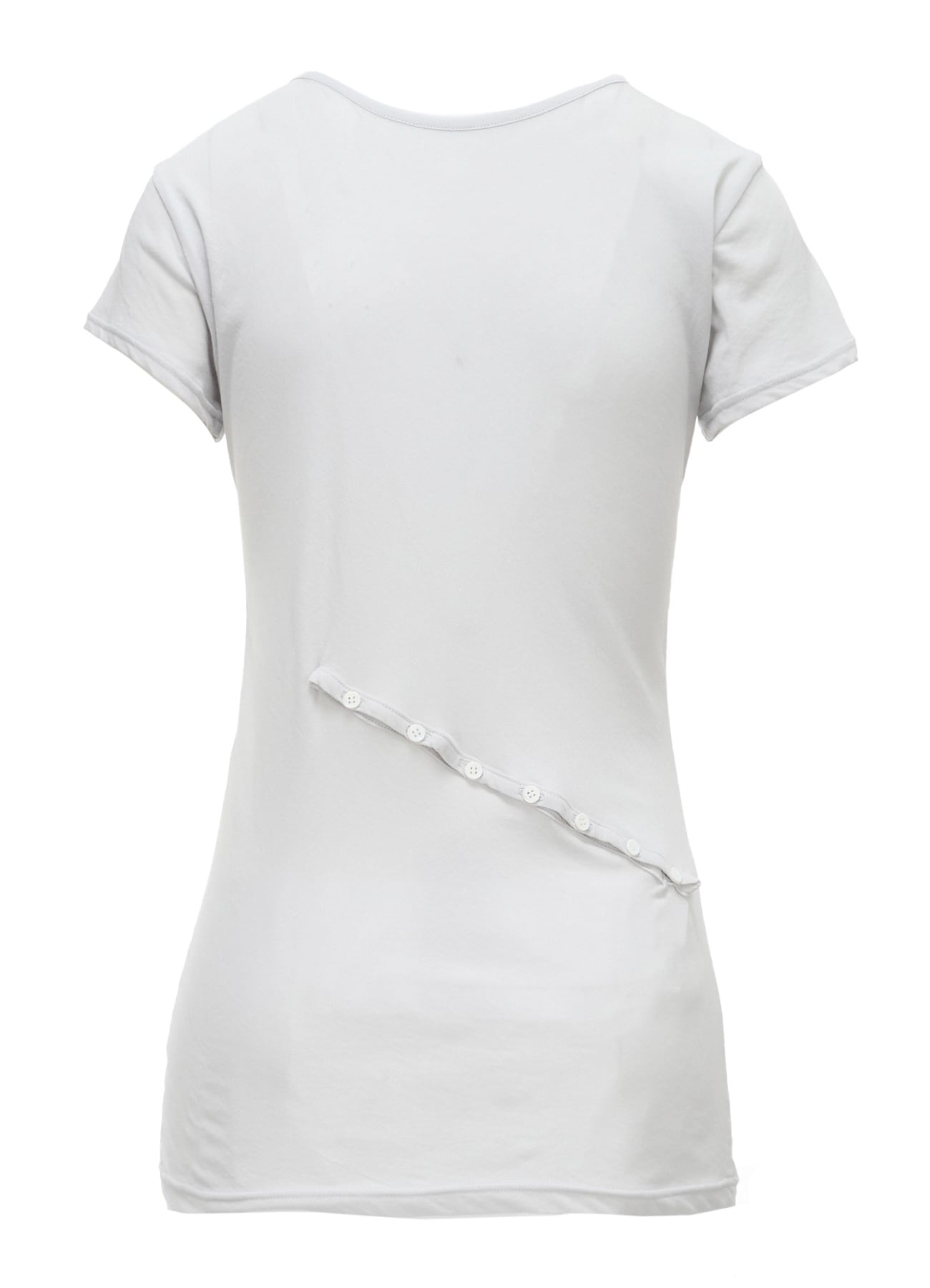 HIGH TWISTED SINGLE JERSEY DIGONAL BUTTON SHORT SLV T