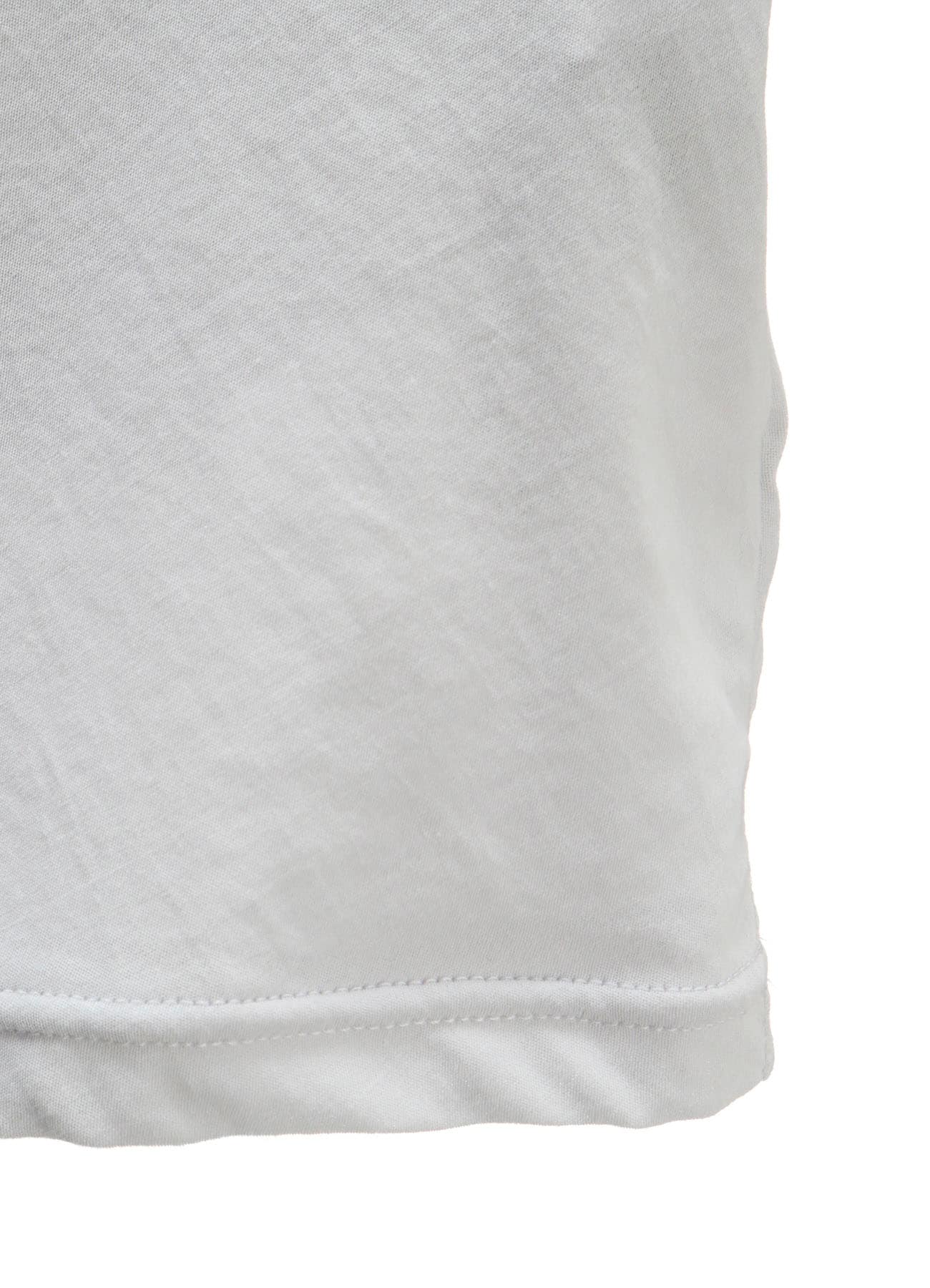 HIGH TWISTED SINGLE JERSEY DIGONAL BUTTON SHORT SLV T